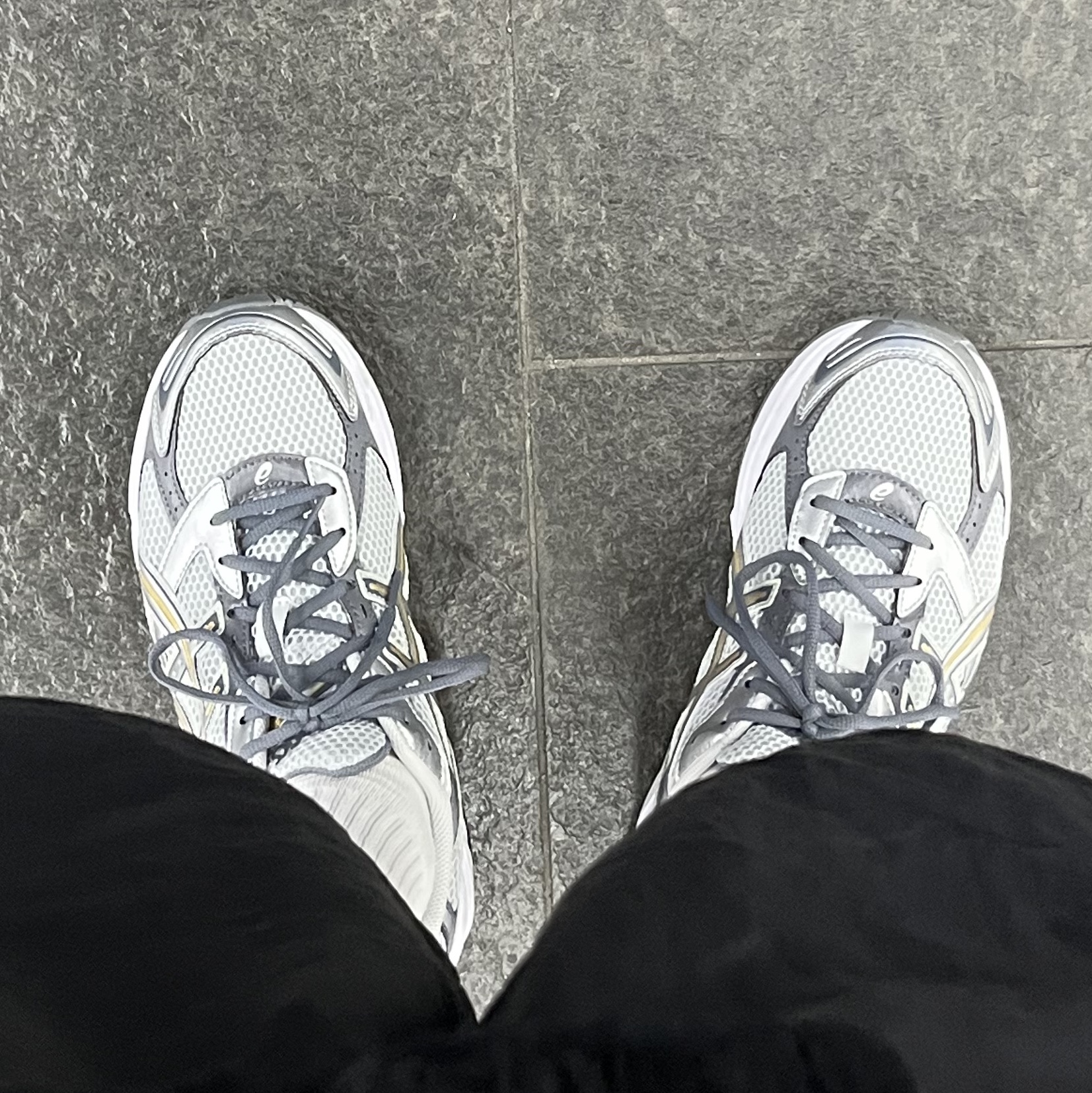 Asics Gel-1130 Polar Shade Pure Silver 착용 스타일