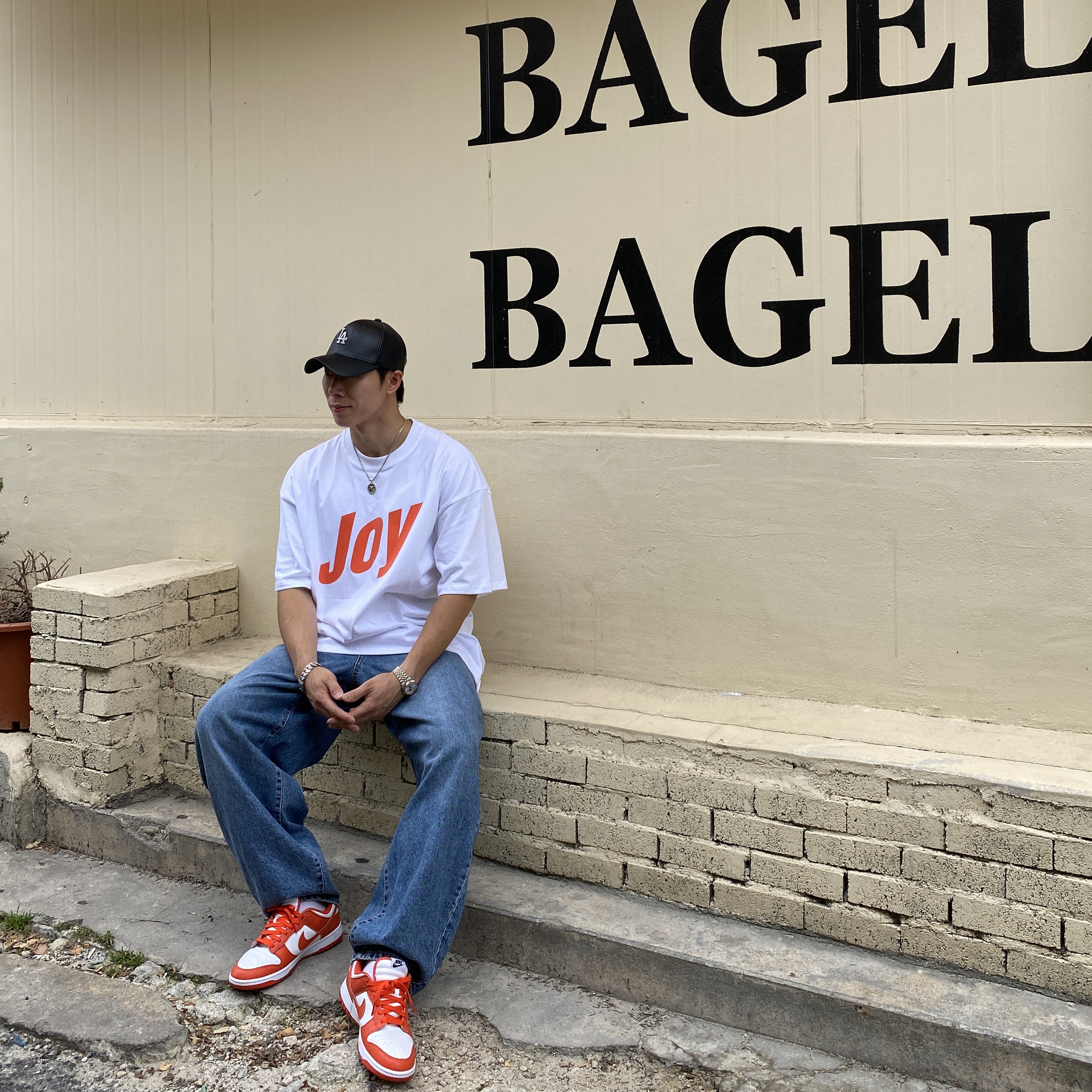Nike Dunk Low SP Syracuse 2022 착용 스타일 - 1