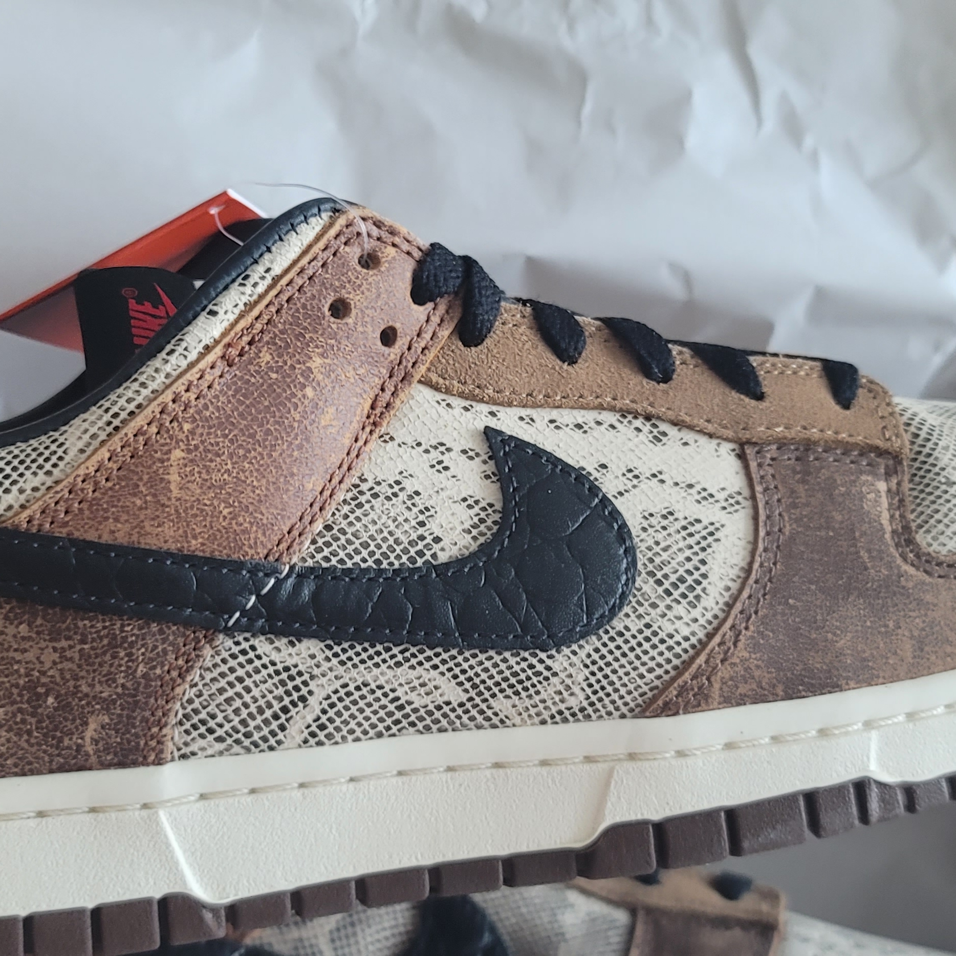 Nike Dunk Low PRM Head to Head 착용 스타일 - 3