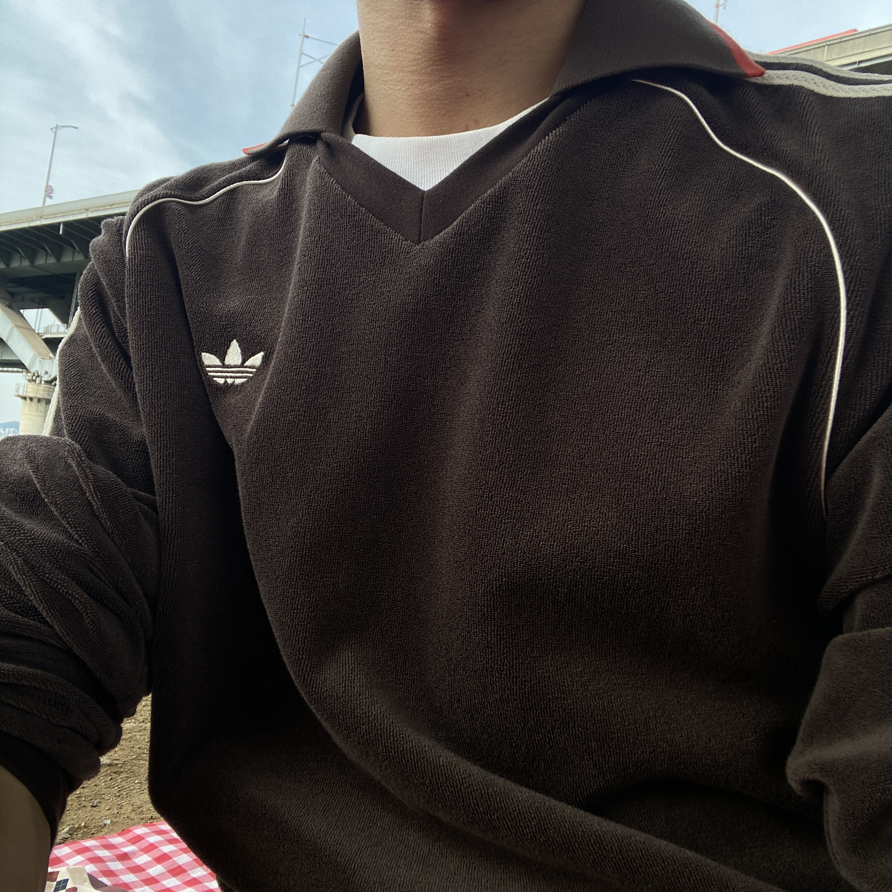 Adidas x Wales Bonner Towel Long Sleeve Dark Brown - US Sizing, Nike x Tom Sachs General Purpose Shoe Brown 착용 스타일 - 1