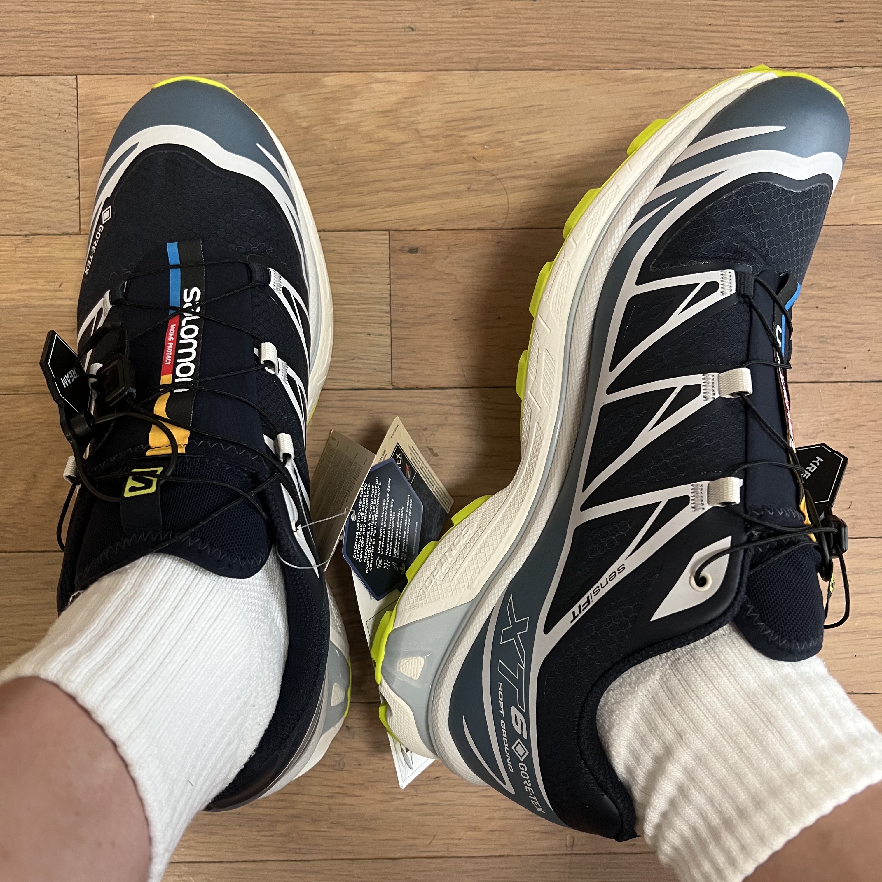 Salomon XT-6 Gore-Tex Night Sky 착용 스타일 - 2