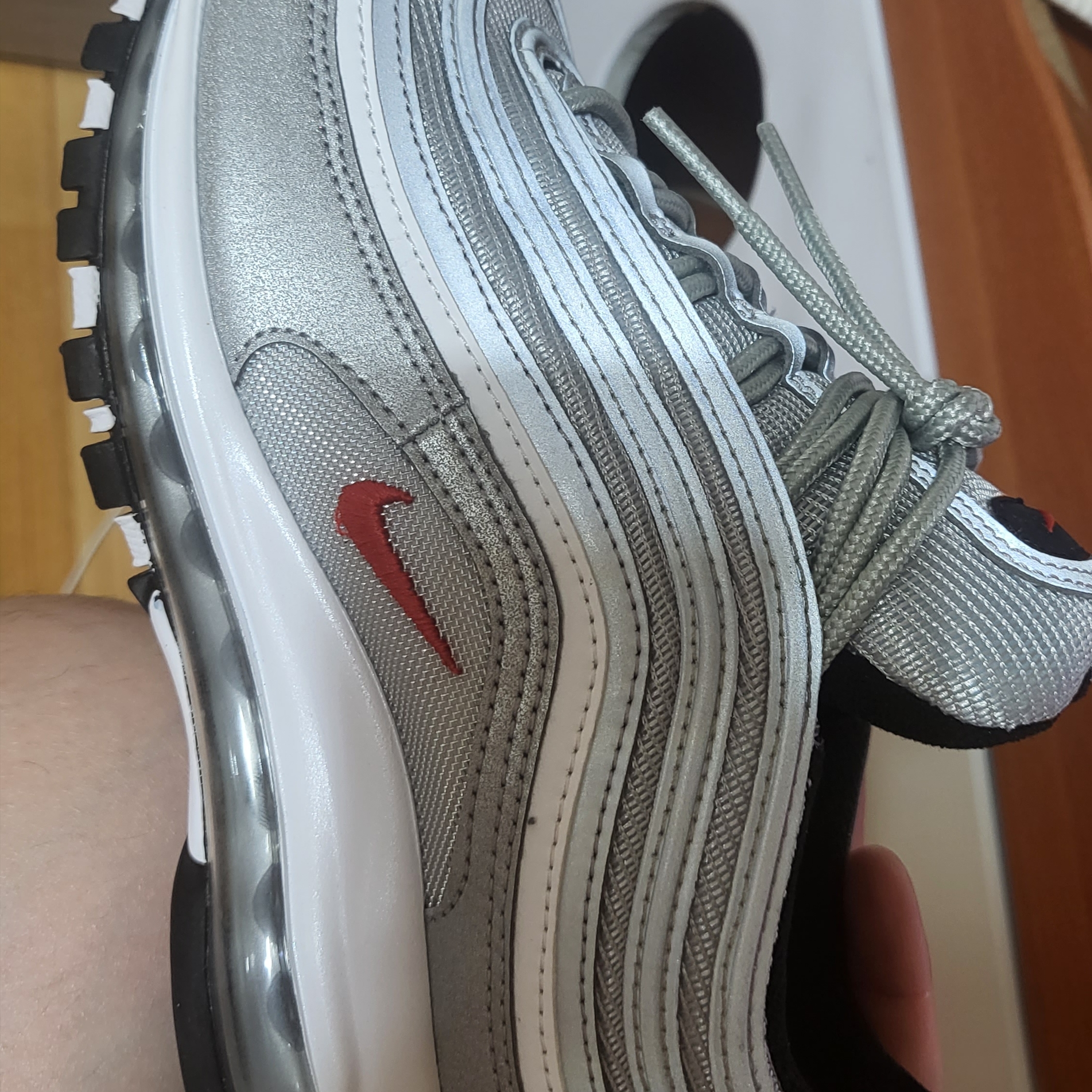 Nike Air Max 97 OG Silver Bullet 2022 착용 스타일