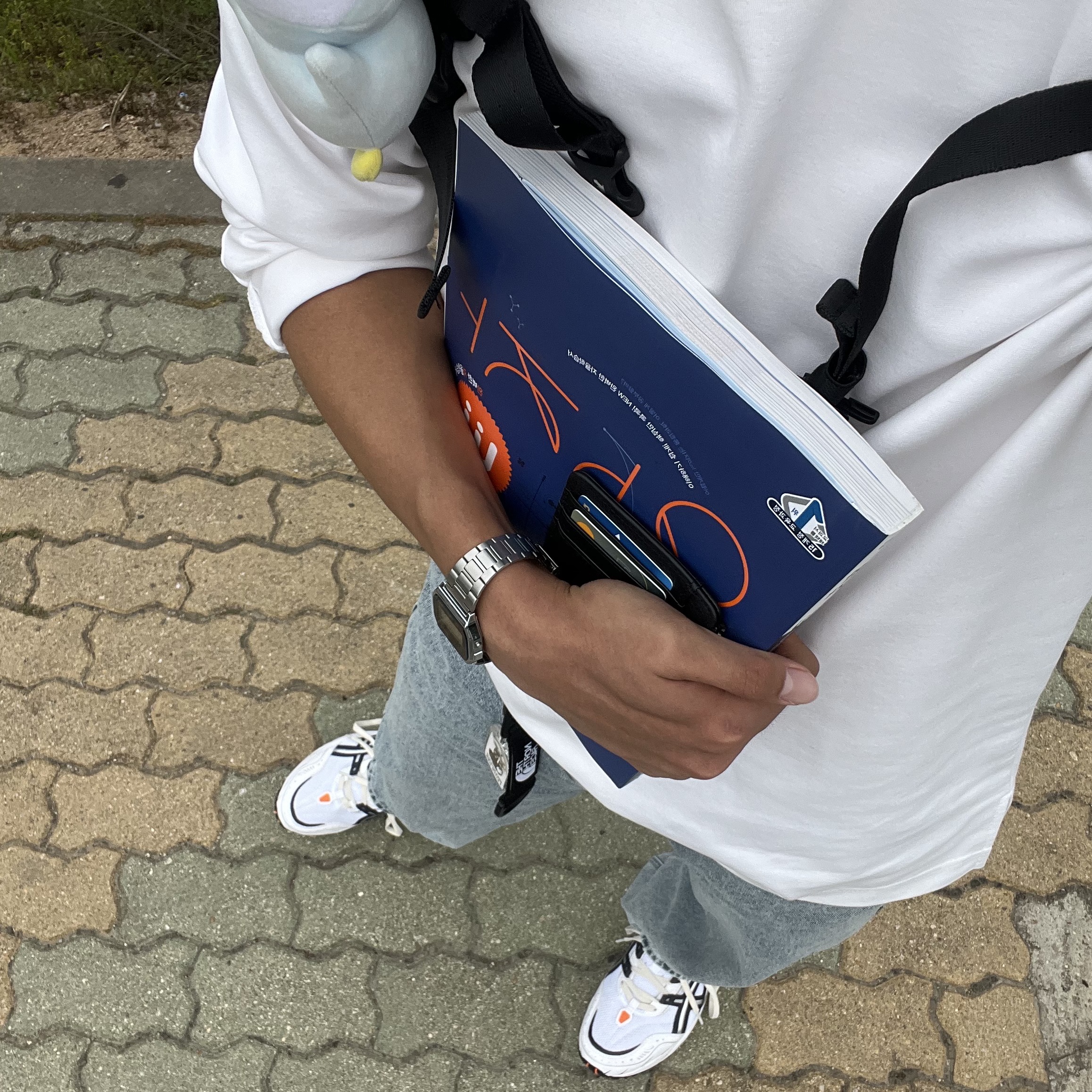 Asics Gel-1090 White Midnight 착용 스타일 - 4