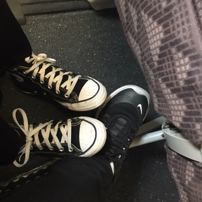 Converse Chuck Taylor All Star Hi Black 착용 스타일