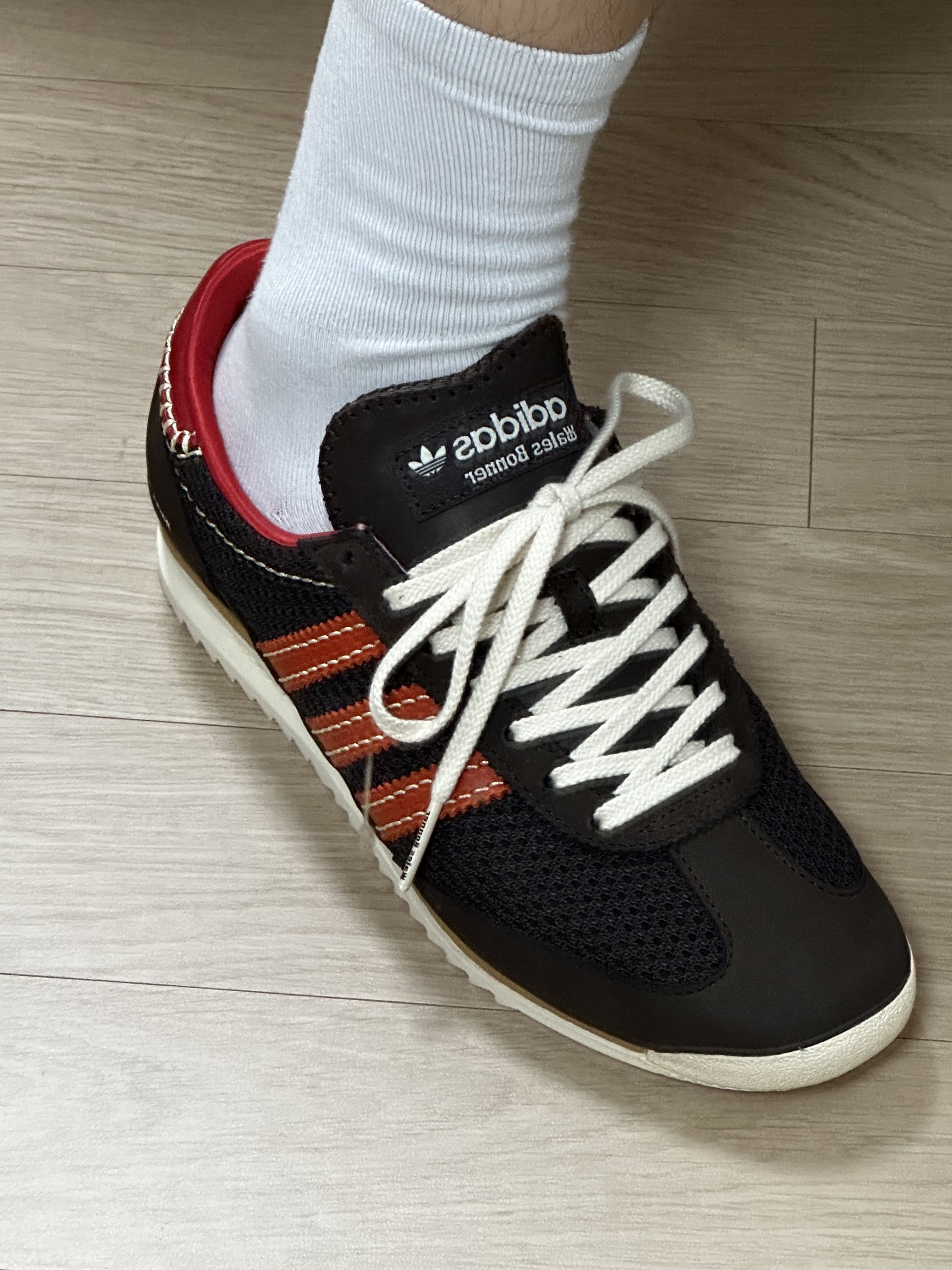 Adidas x Wales Bonner SL 72 Knit Brown 착용 스타일