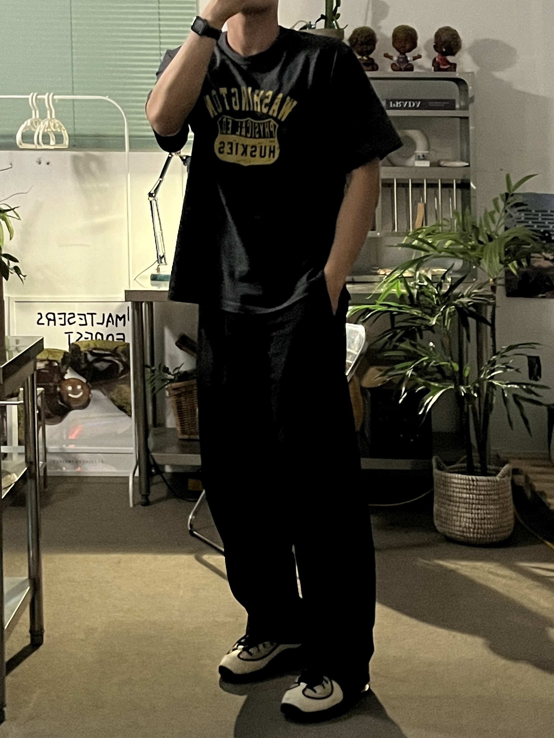 Nike x Stussy Air Penny II Rattan and Limestone 착용 스타일 - 1