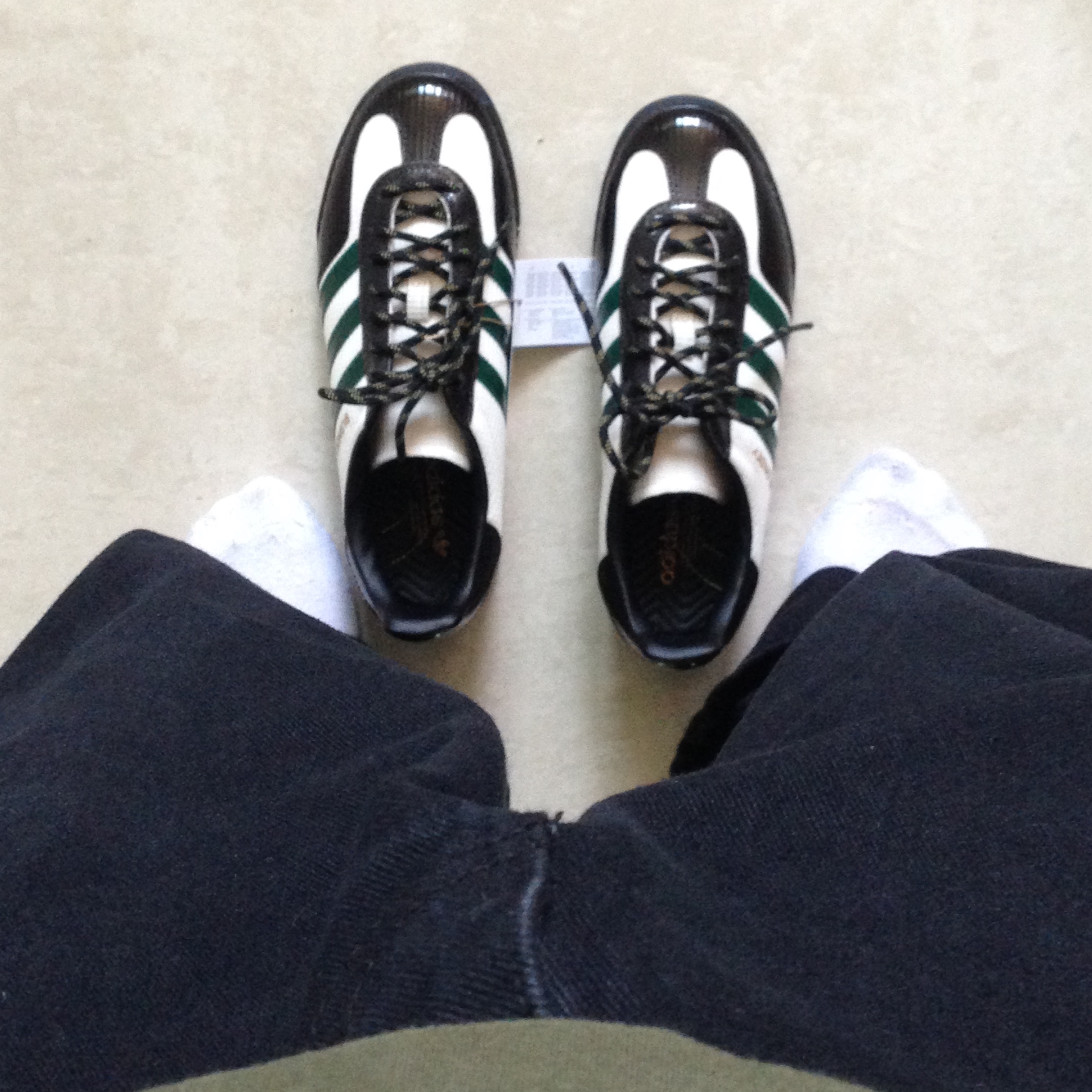 Adidas x Blondey McCoy A.B. Gazelle Indoor White Green 착용 스타일 - 1