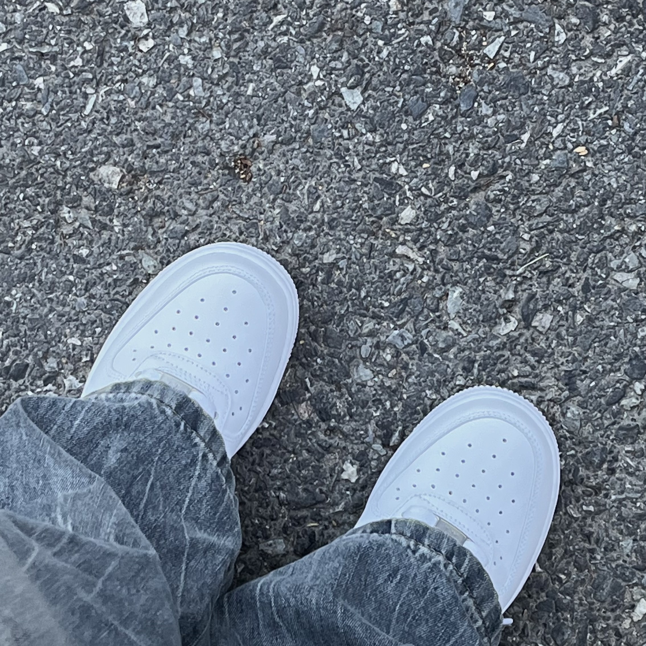 (W) Nike Air Force 1 '07 Low White 착용 스타일