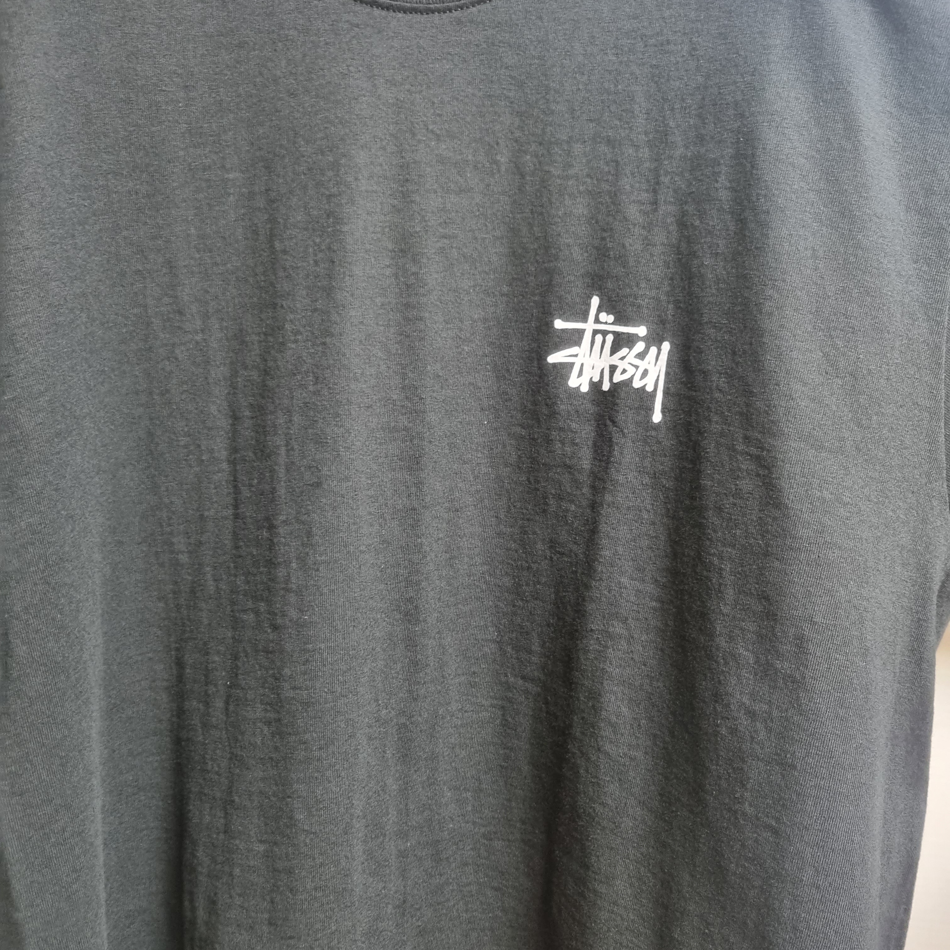 Stussy Basic Stussy T-Shirt Black 2023 착용 스타일