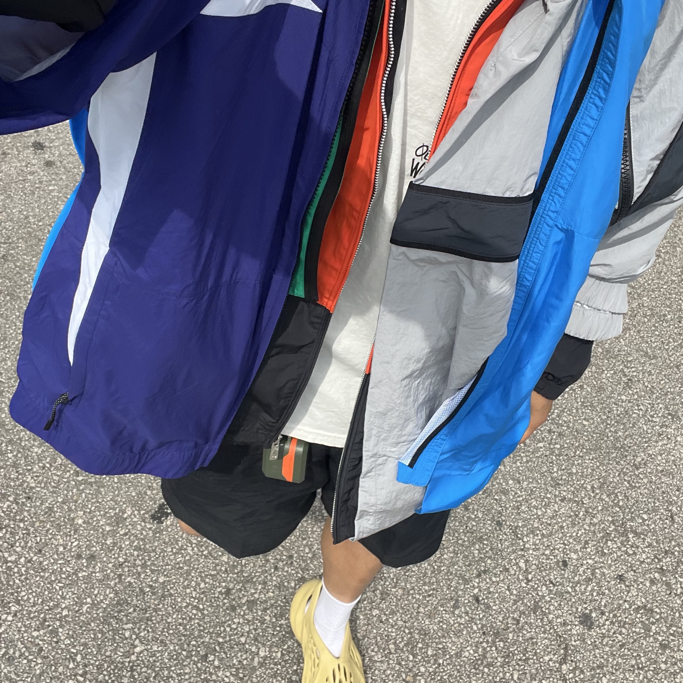 Nike M NRG DH Jacket Purple Photo Blue 착용 스타일