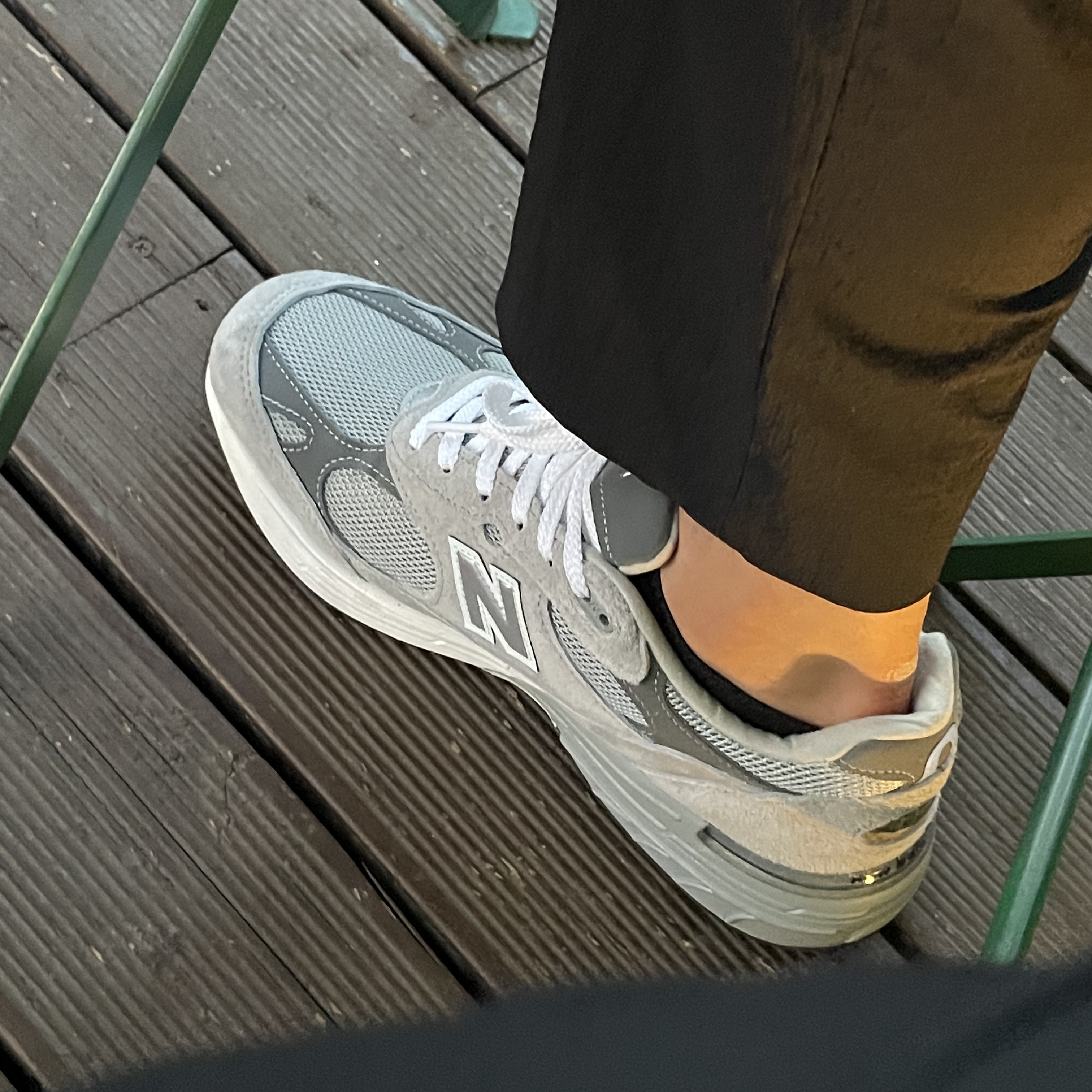 New Balance 993 Made in USA Grey - D Standard 착용 스타일