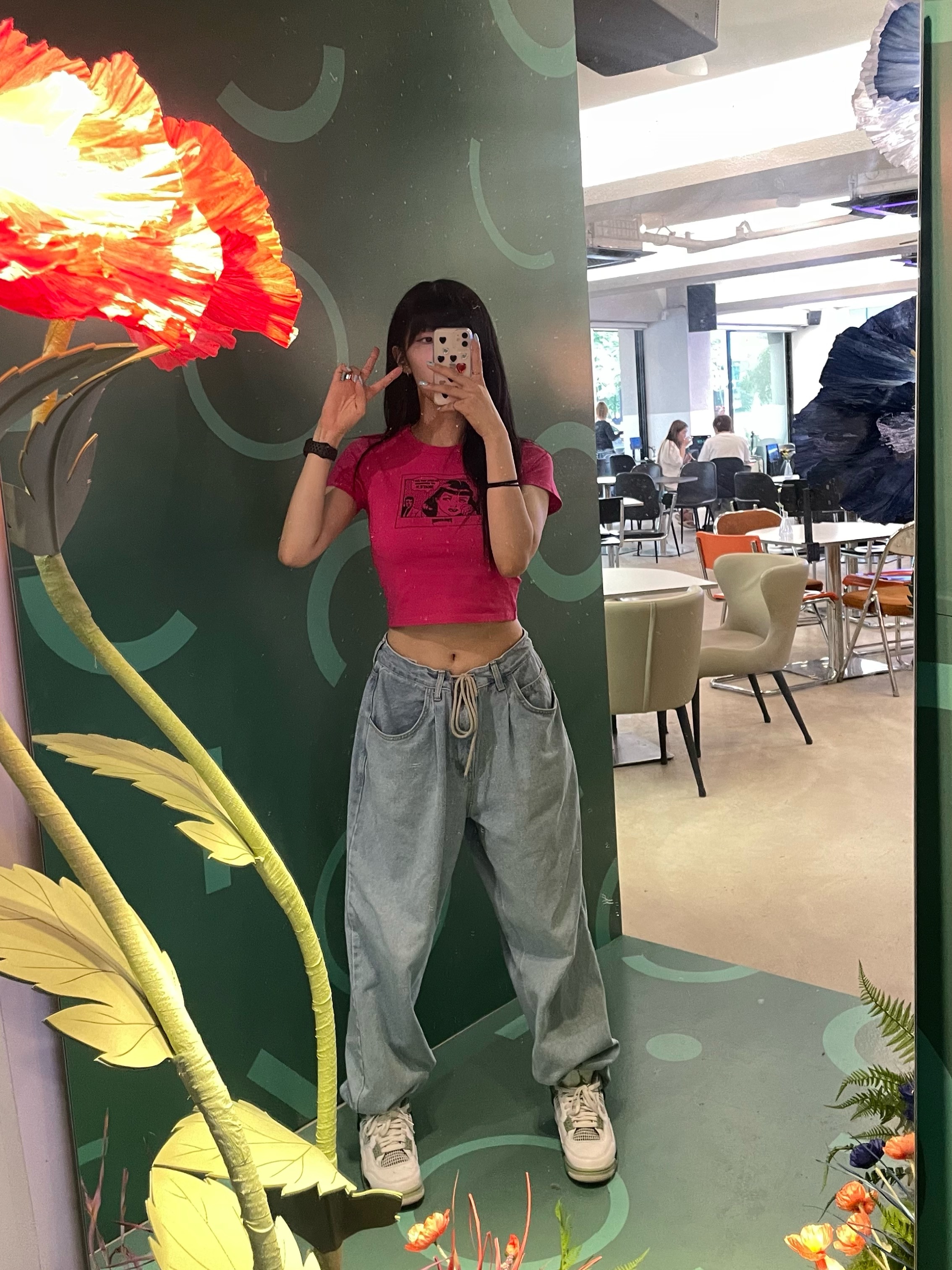 Jordan 4 Retro Red Cement, Jordan 4 Retro Thunder 2023 착용 스타일