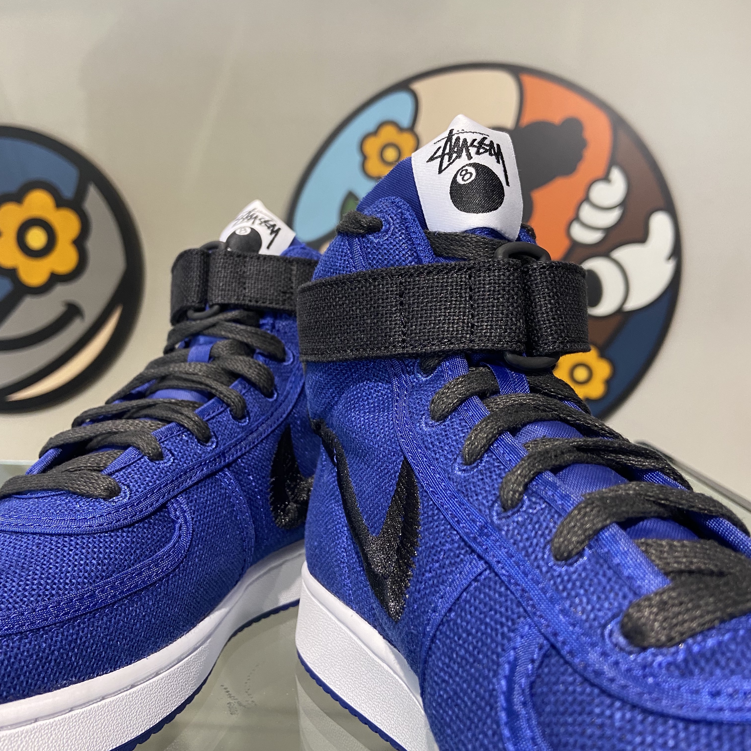 Nike x Stussy Vandal High Deep Royal Blue 착용 스타일 - 1