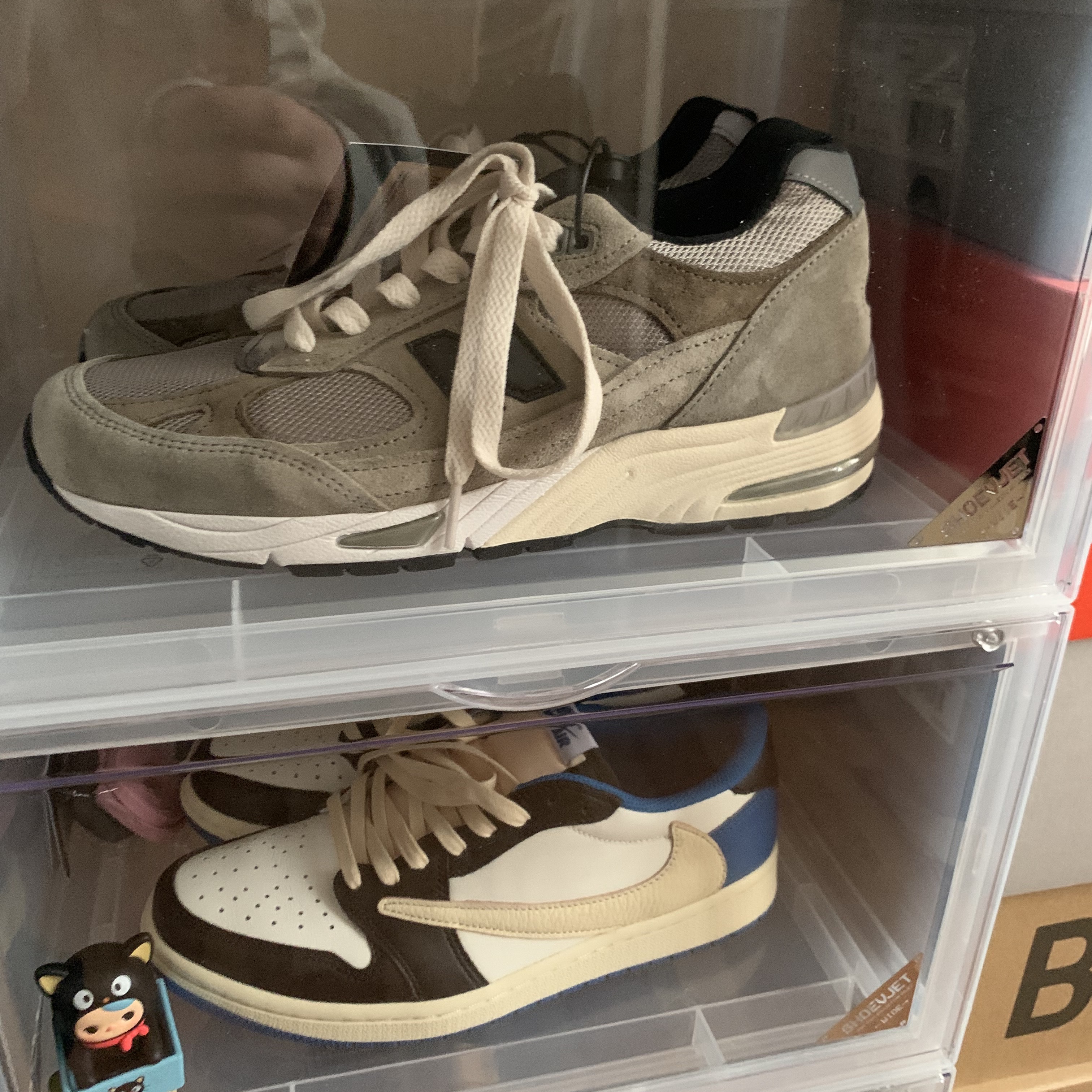 New Balance x JJJJound 991 Made in UK Grey 착용 스타일 - 2