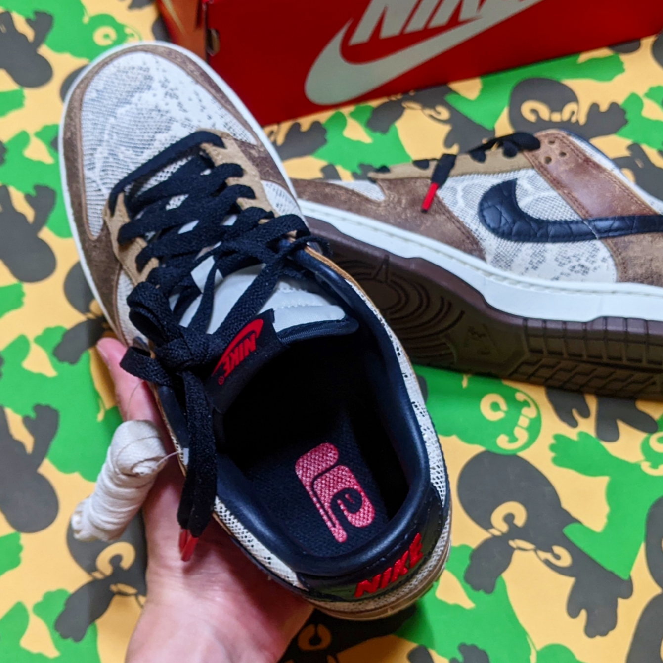 Nike Dunk Low PRM Head to Head 착용 스타일 - 3