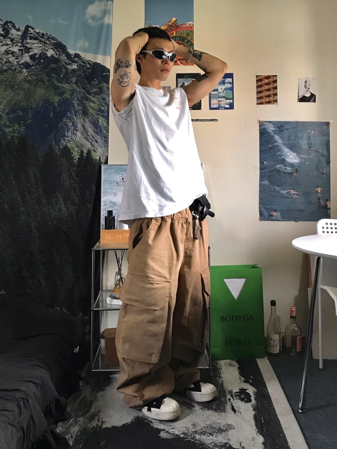Y-3 Yohji Star White 착용 스타일 - 2