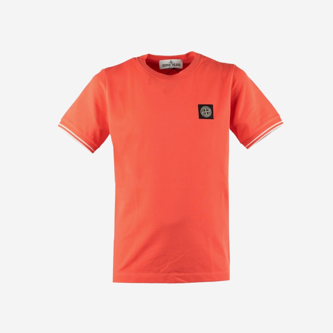 (Kids) Stone Island 20748 T-Shirt Coral - 23SS 상세 이미지 1