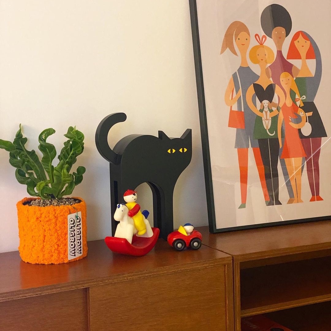 Tecta Cat Black 착용 스타일