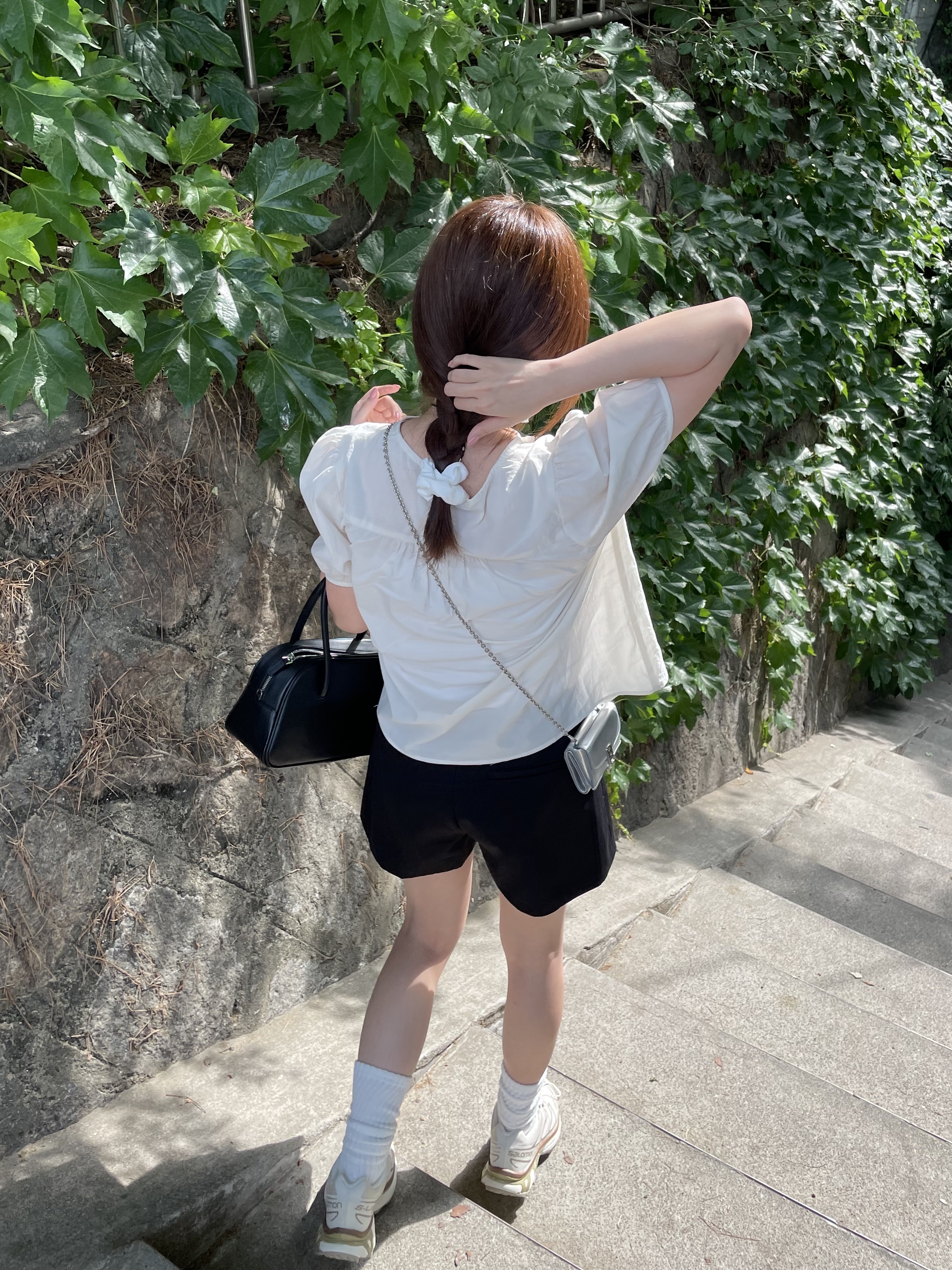 Salomon XT-6 Turtledove 착용 스타일 - 1