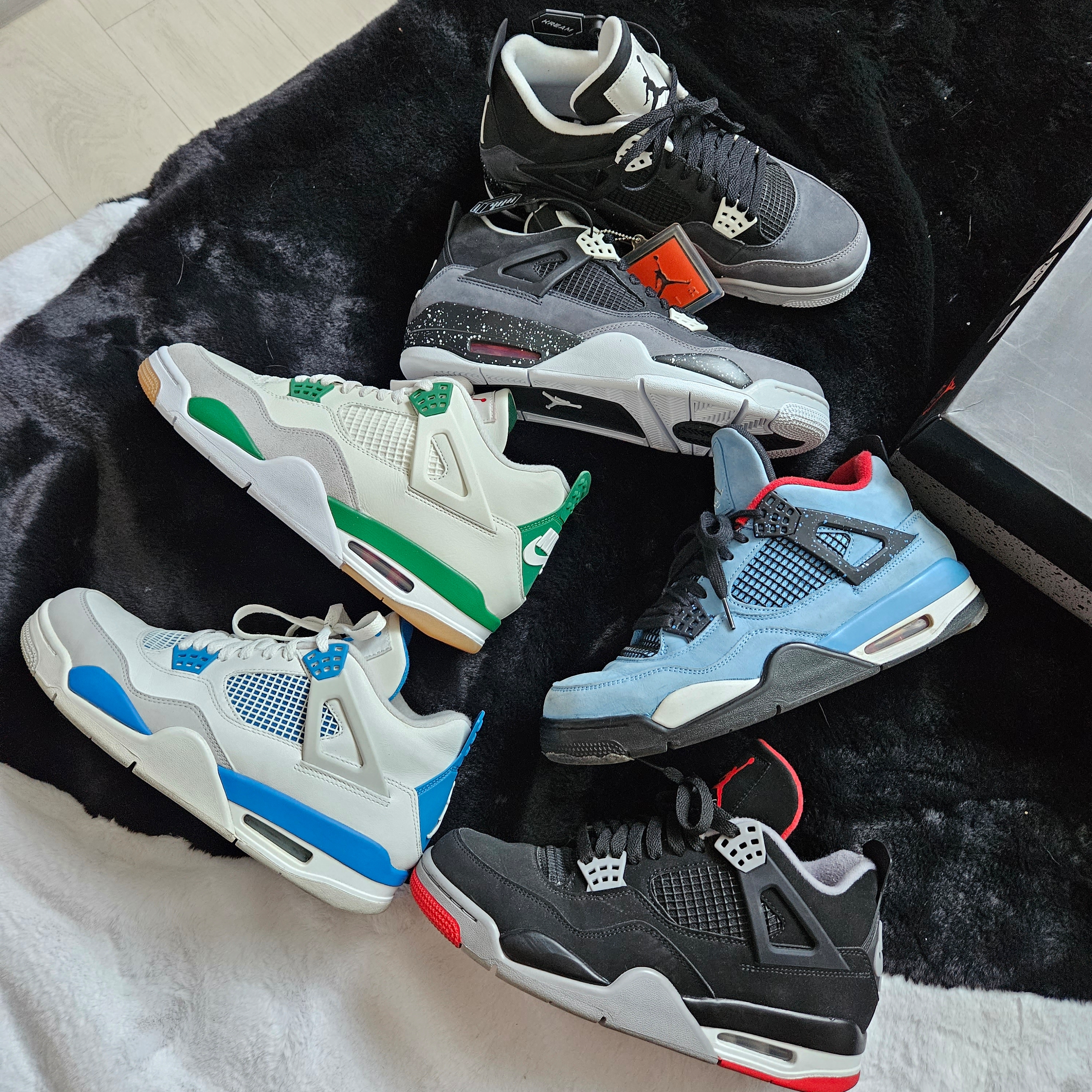 Jordan 4 Retro Fear Pack 착용 스타일 - 2