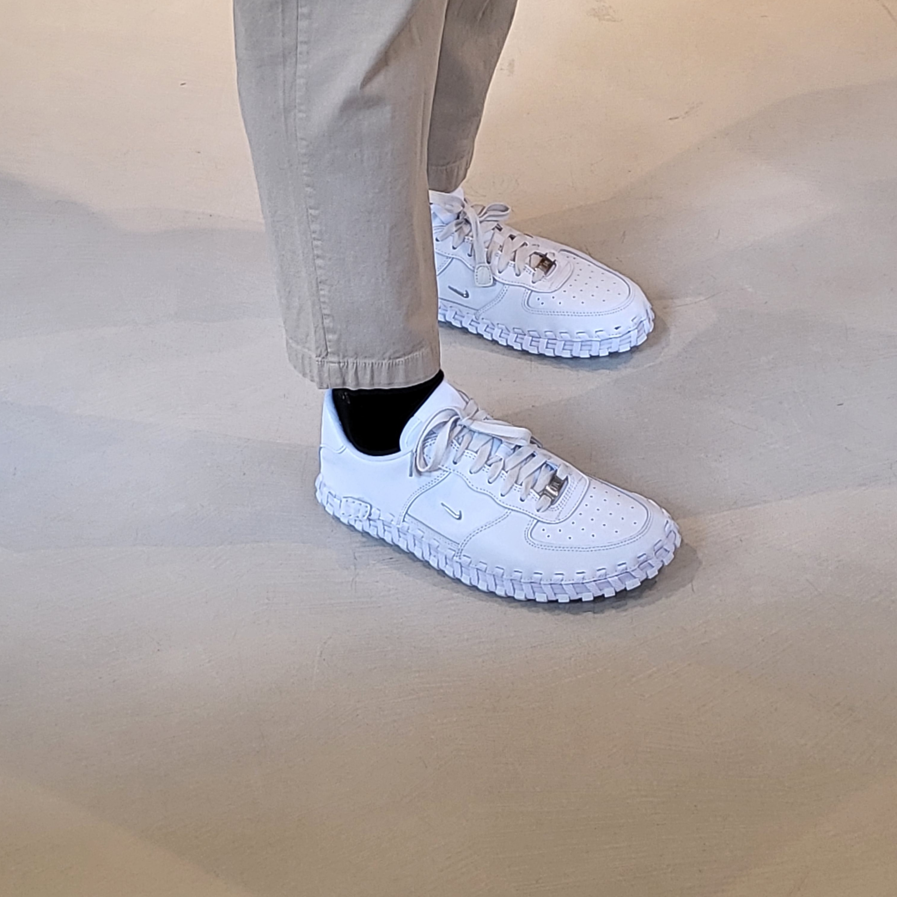 Nike x Jacquemus J Force 1 Low LX SP White 착용 스타일