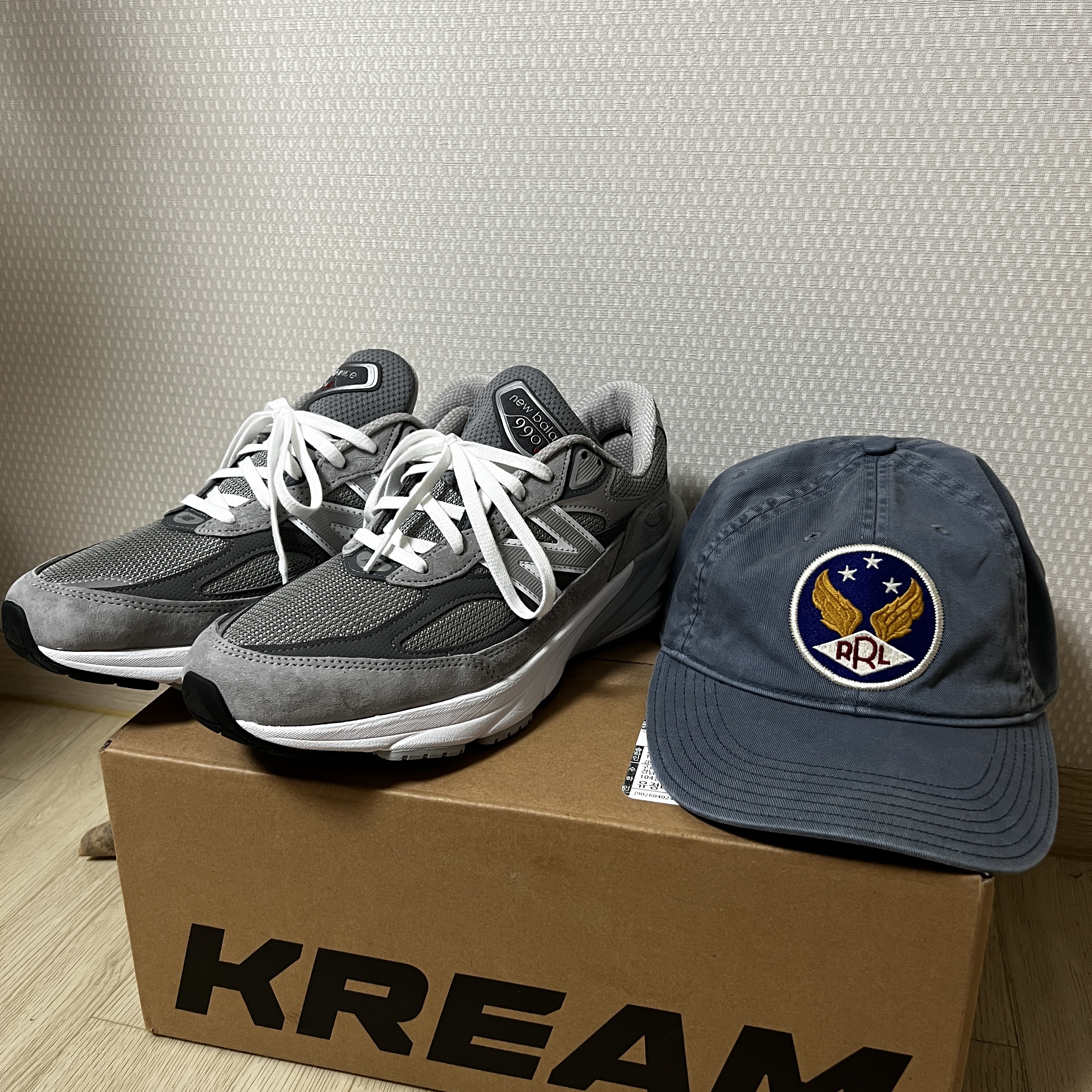 New Balance 990v6 Made in USA Grey - D Standard 착용 스타일 - 2