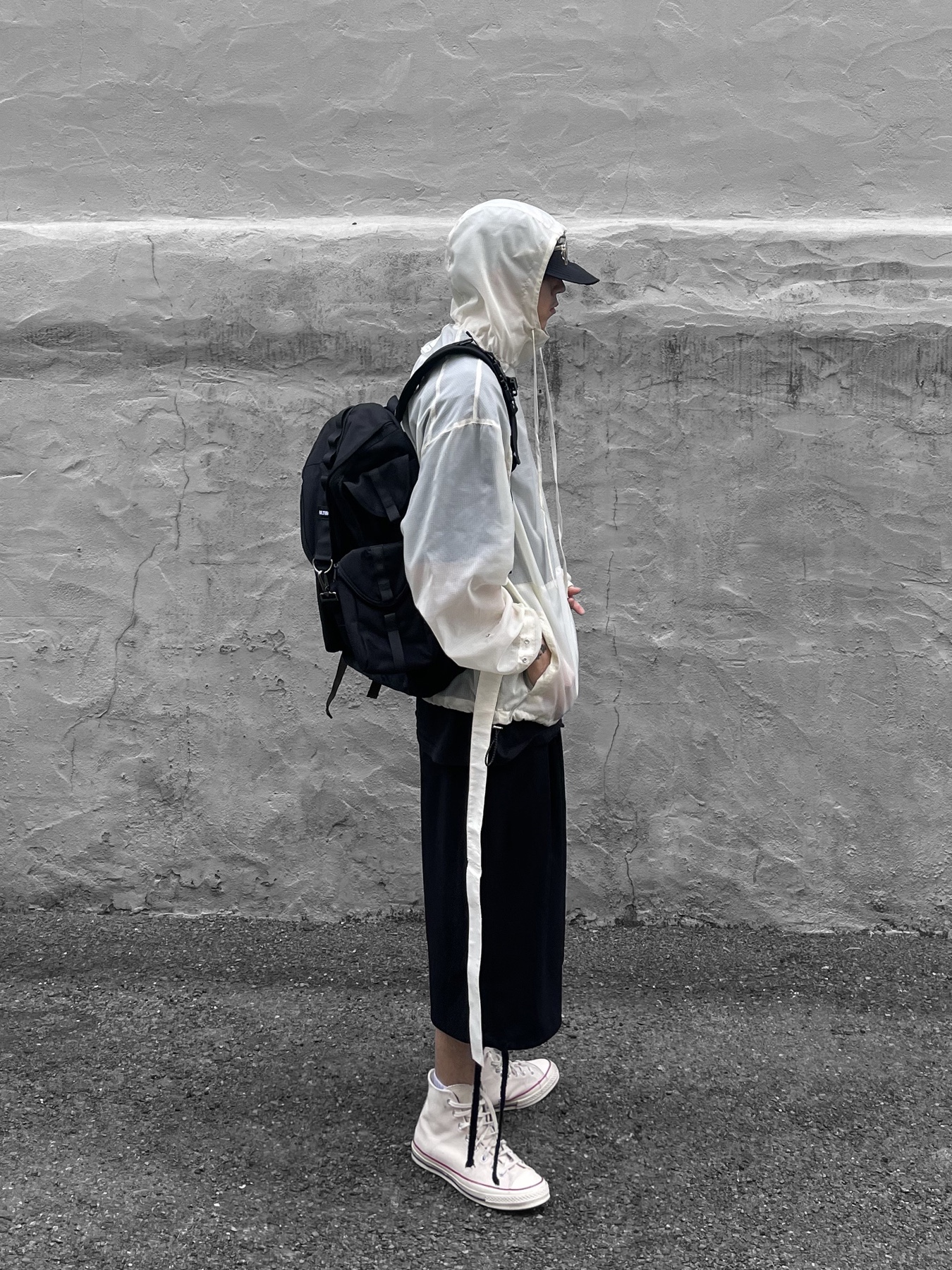 Converse Chuck 70 High Parchment 착용 스타일 - 2