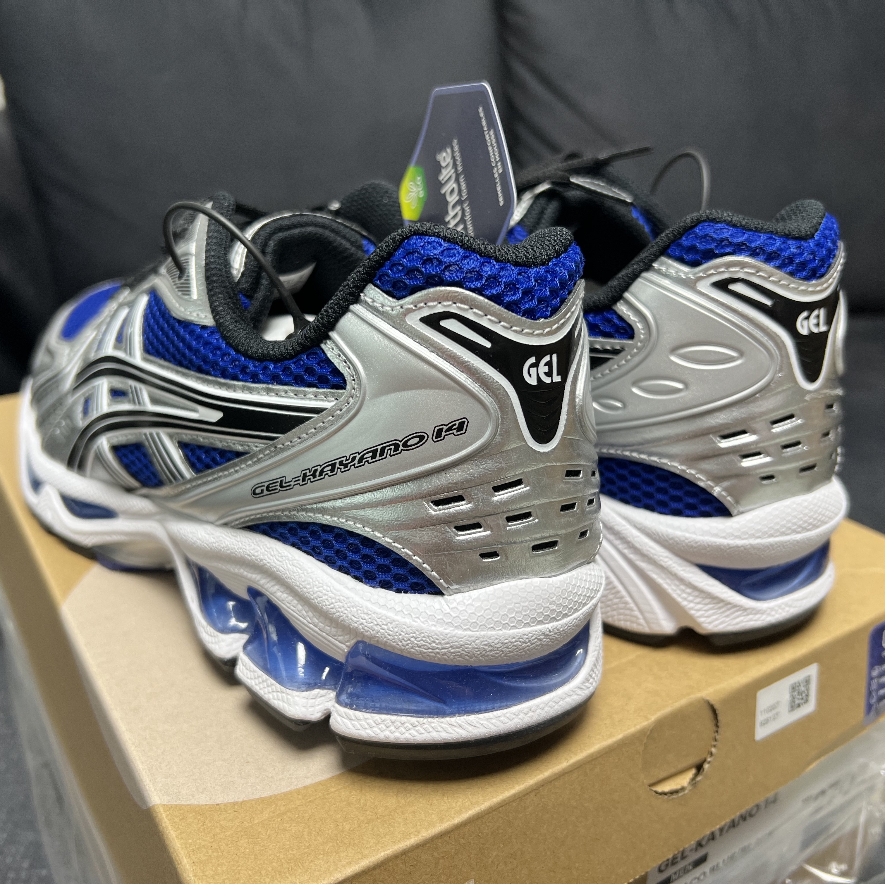 Asics Gel-Kayano 14 Monaco Blue Black 착용 스타일 - 3