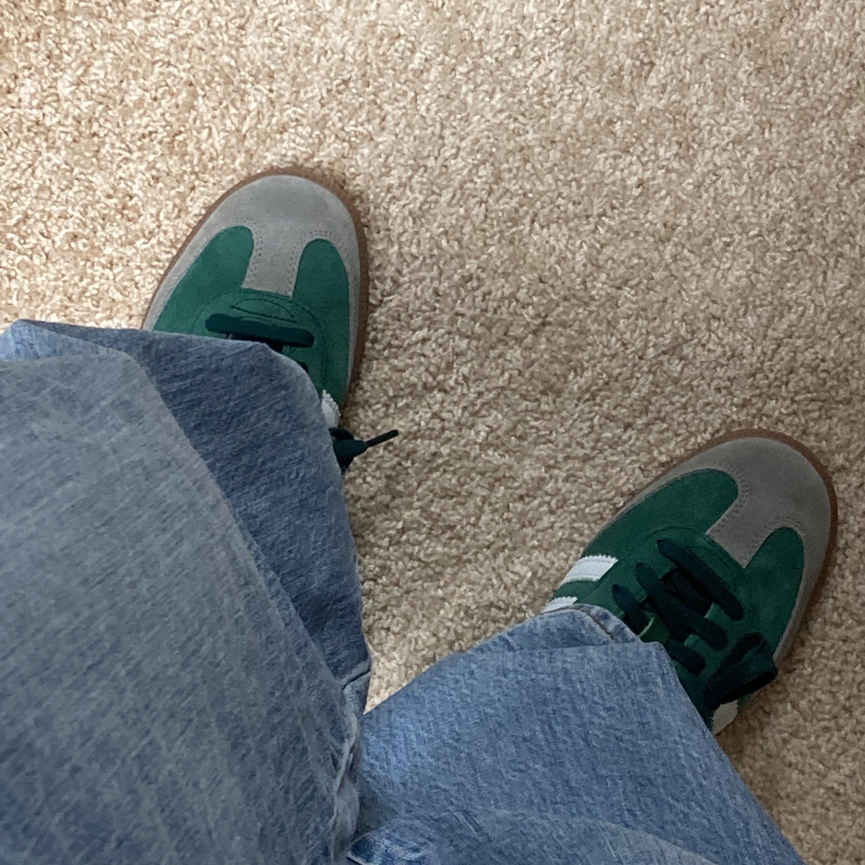 Adidas Samba OG Collegiate Green Gum 착용 스타일