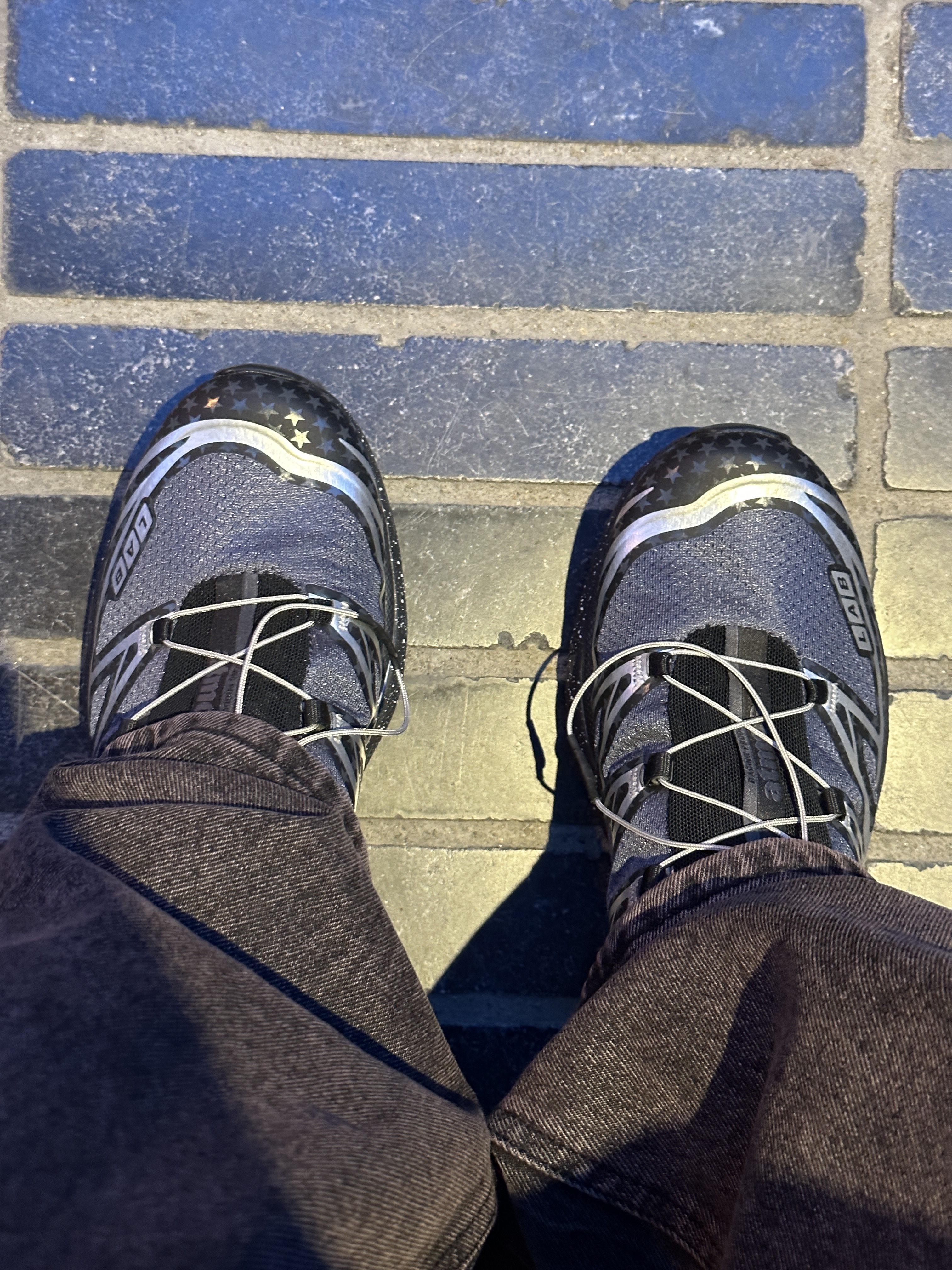 Salomon x Atmos XT-6 Black Silver 착용 스타일 - 4