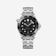 Omega Seamaster Diver 300M Co Axial Master Chronometer Steel Black