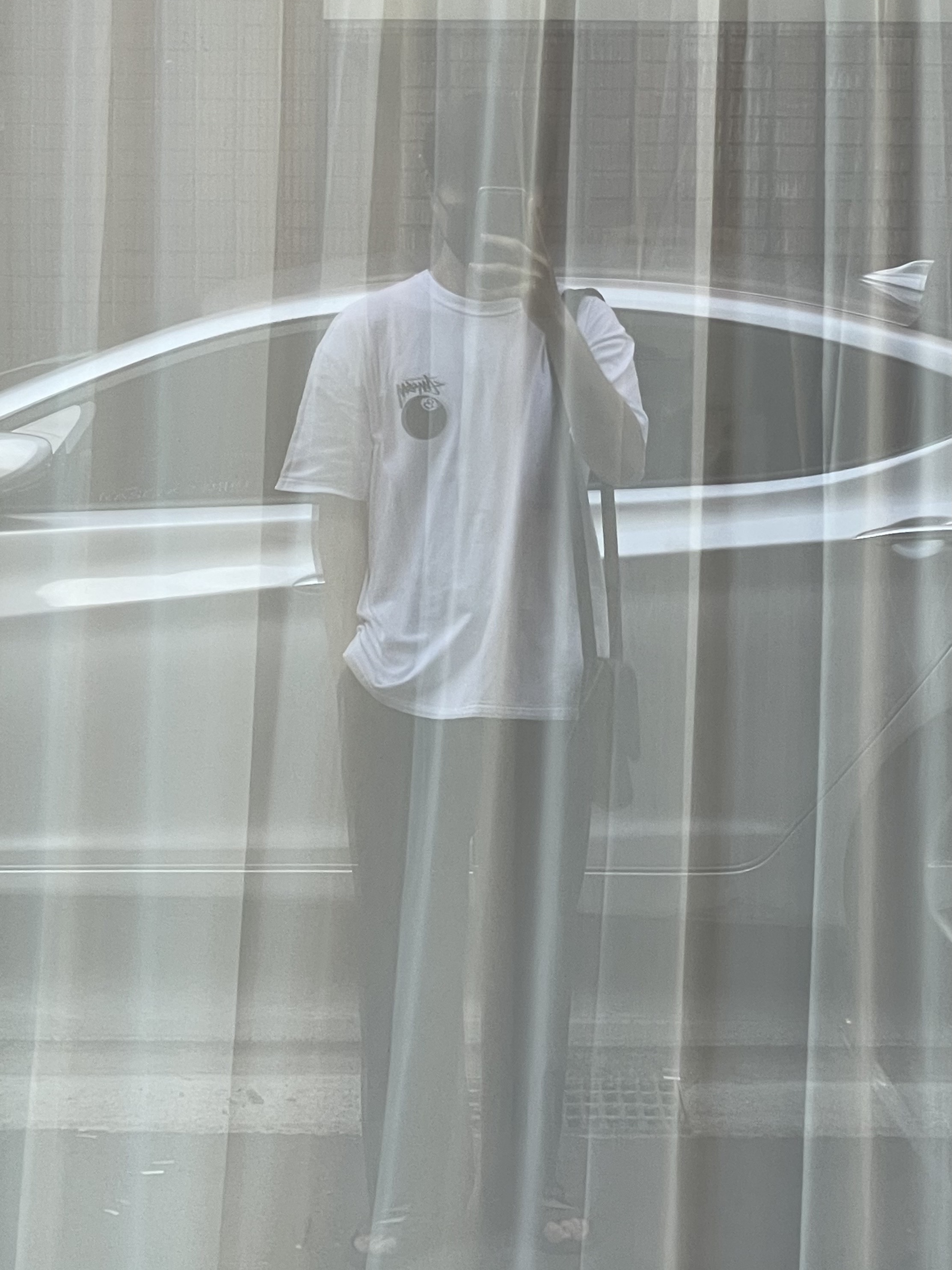 Stussy 8 Ball T-Shirt White - 22SS 착용 스타일 - 1