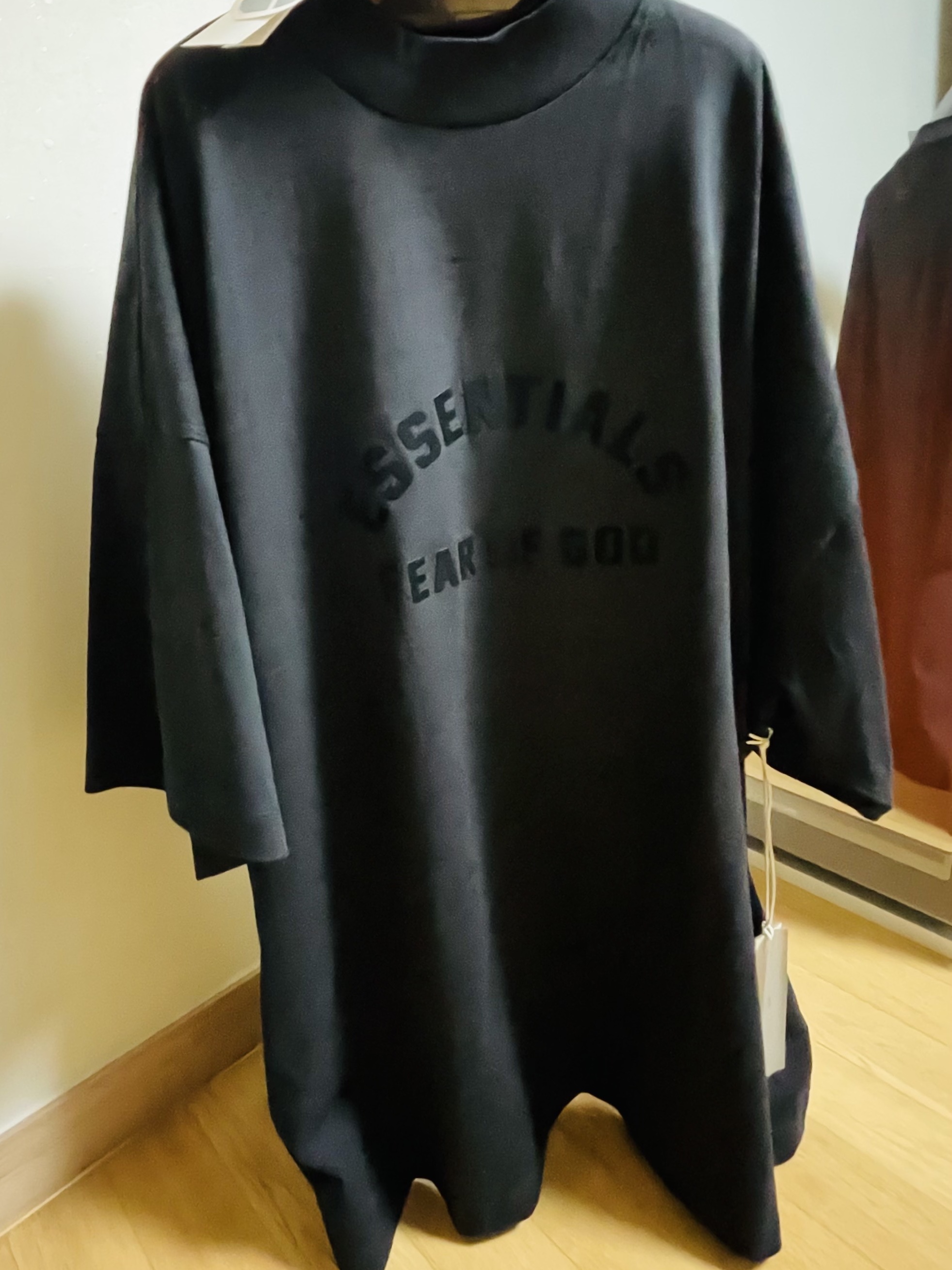 Essentials The Black Collection T-Shirt Black - 23SS 착용 스타일
