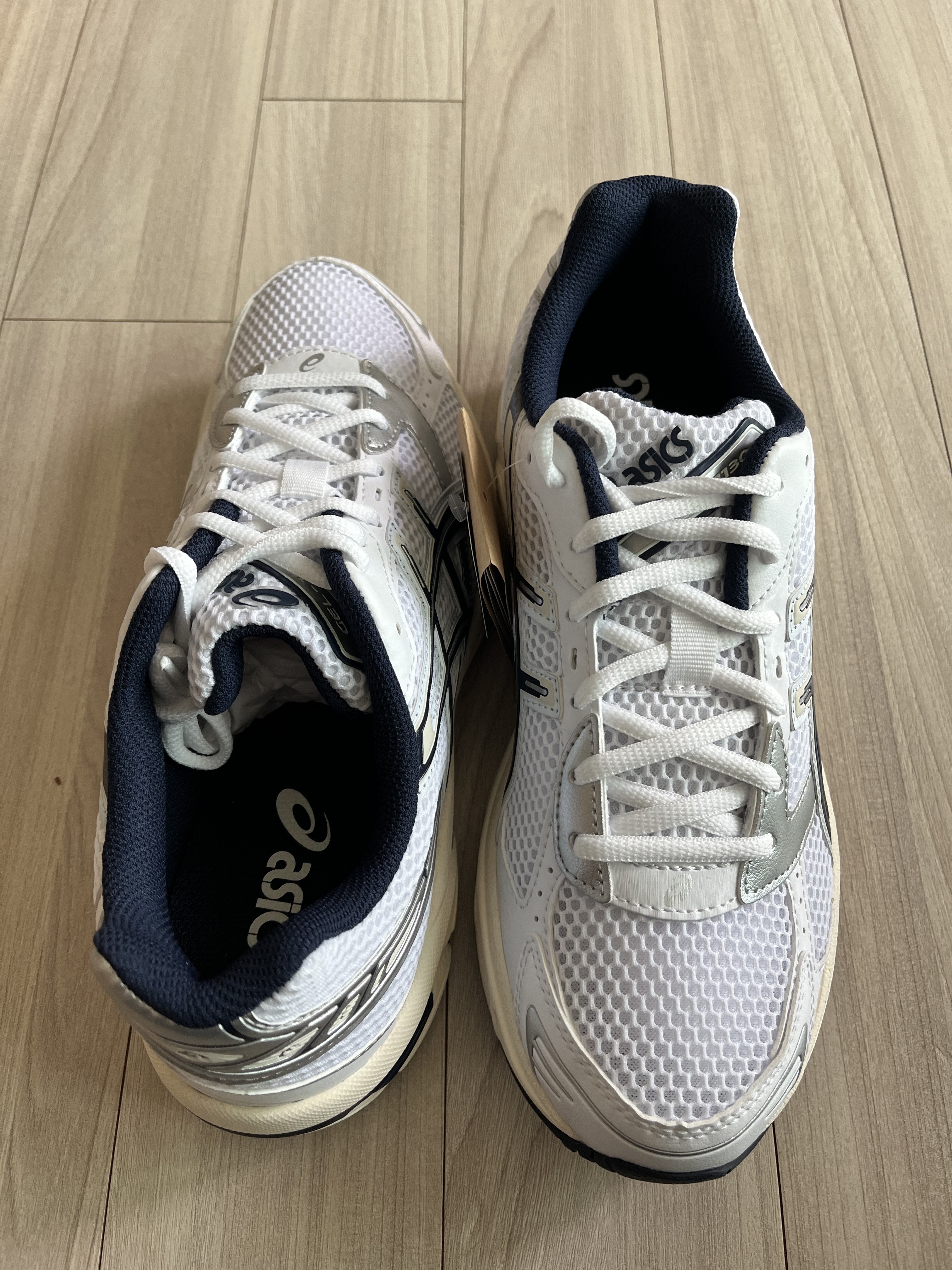 (W) Asics Gel-1130 White Midnight 착용 스타일 - 3