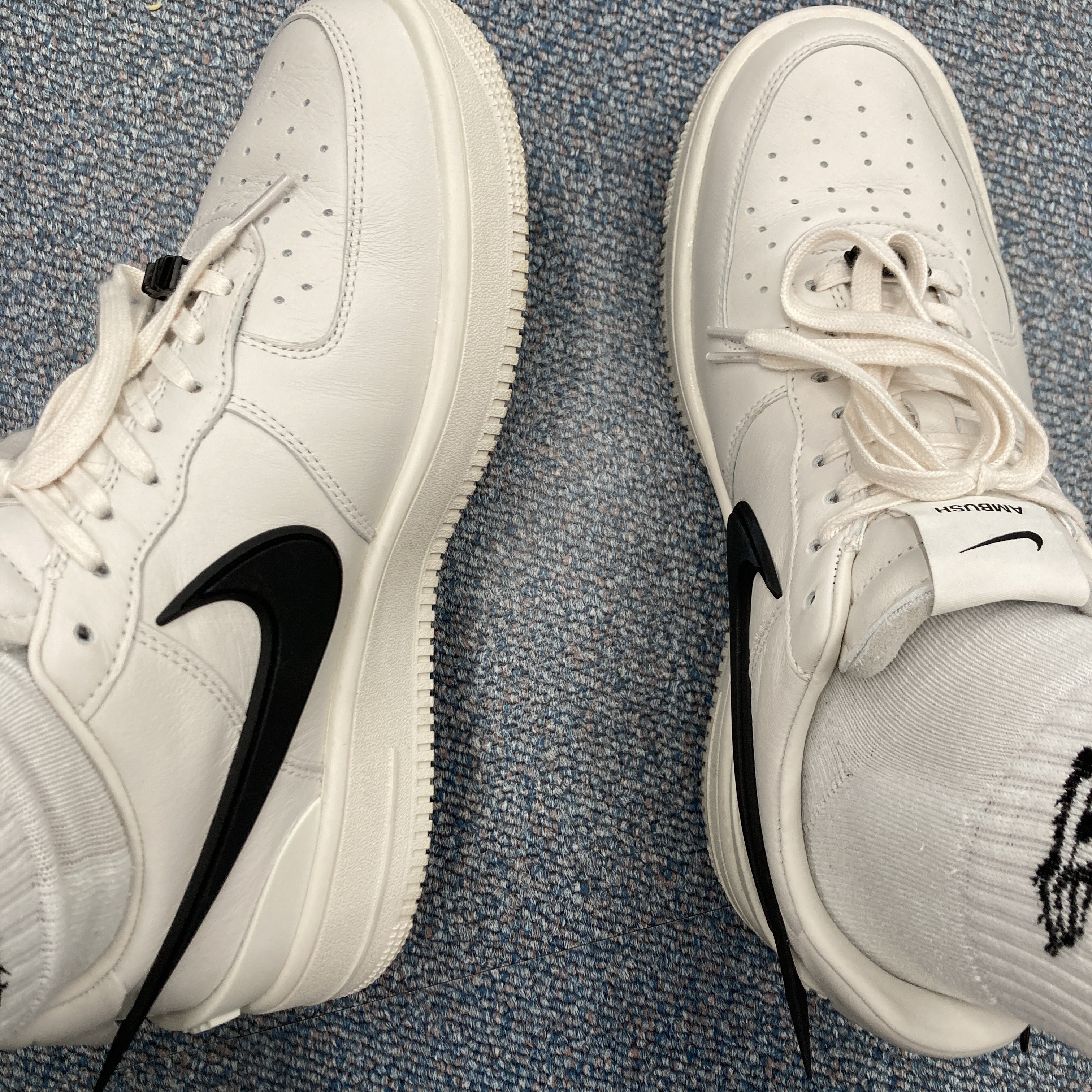Nike x Ambush Air Force 1 Low SP Phantom 착용 스타일