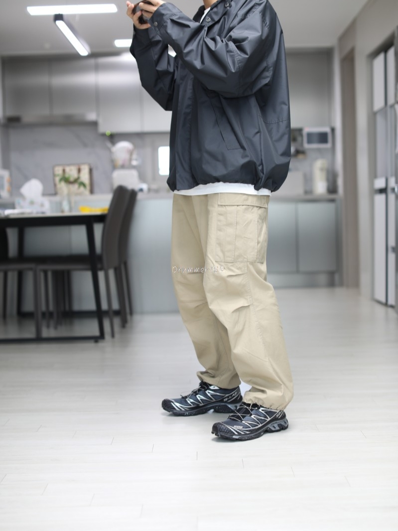 Salomon x Atmos XT-6 Black Silver 착용 스타일