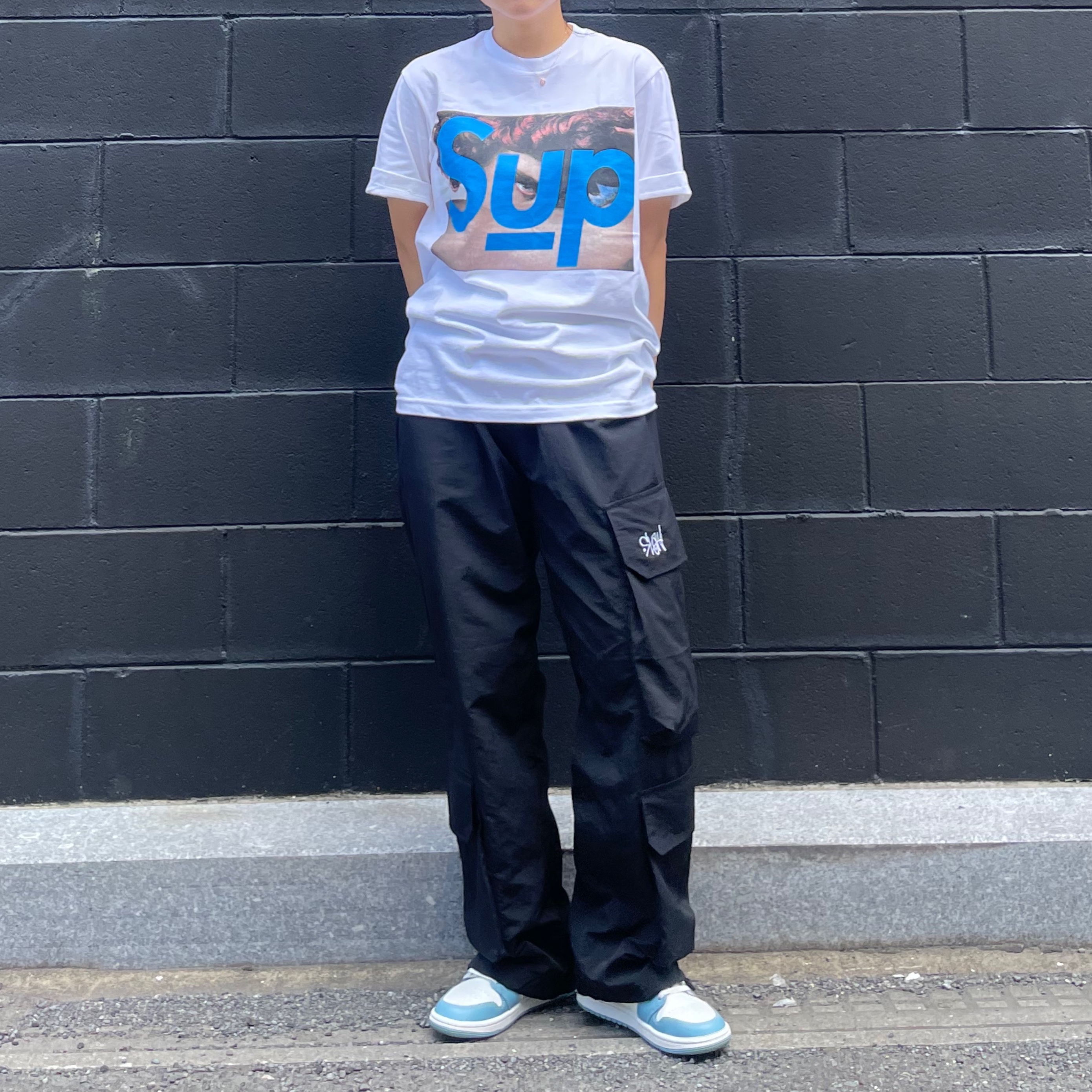 Supreme x Undercover Face T-Shirt White - 23SS 착용 스타일