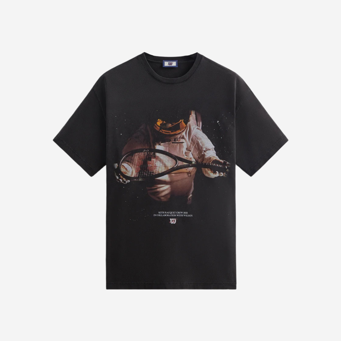 키스 x 윌슨 아스트로넛 빈티지 티셔츠 블랙 | Kith | KREAM