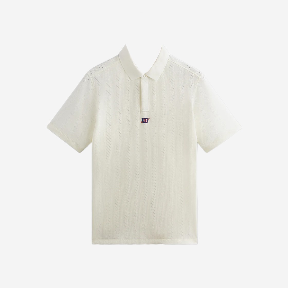 Kith x Wilson Game Point Seamless Polo White Alyssum 상세 이미지 1