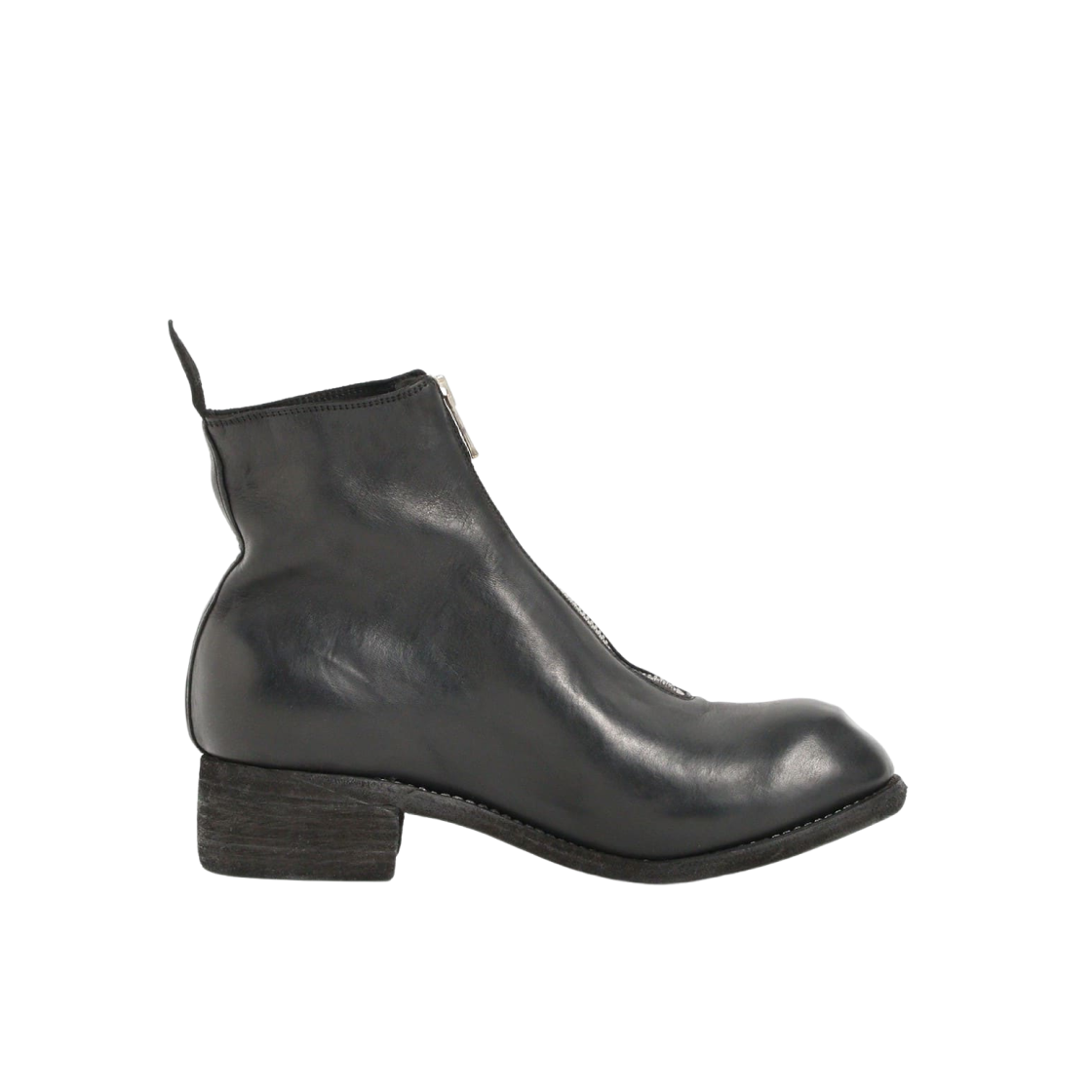23-32-0501-030 Guidi x International Gallery Beams Horse Full Grain PL1 Front Zip Boots Black