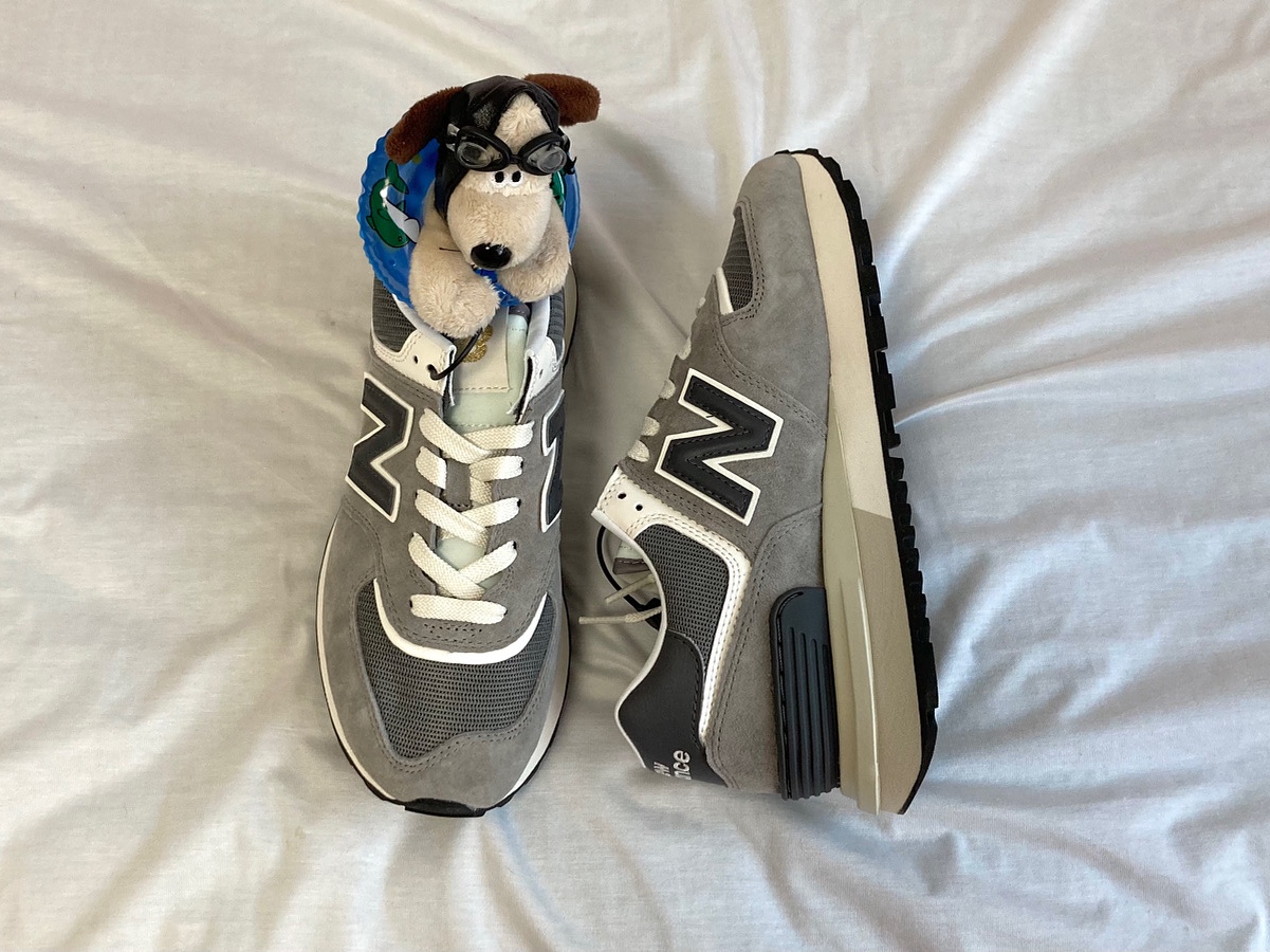 New Balance 574 Legacy Grey 착용 스타일