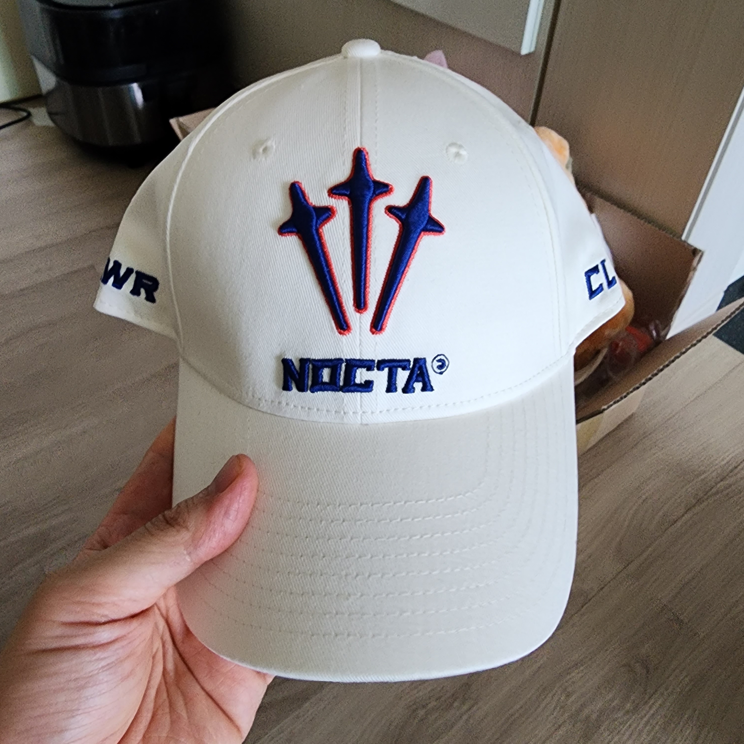 Nike x Drake Nocta NRG LU L91 Cap White 착용 스타일