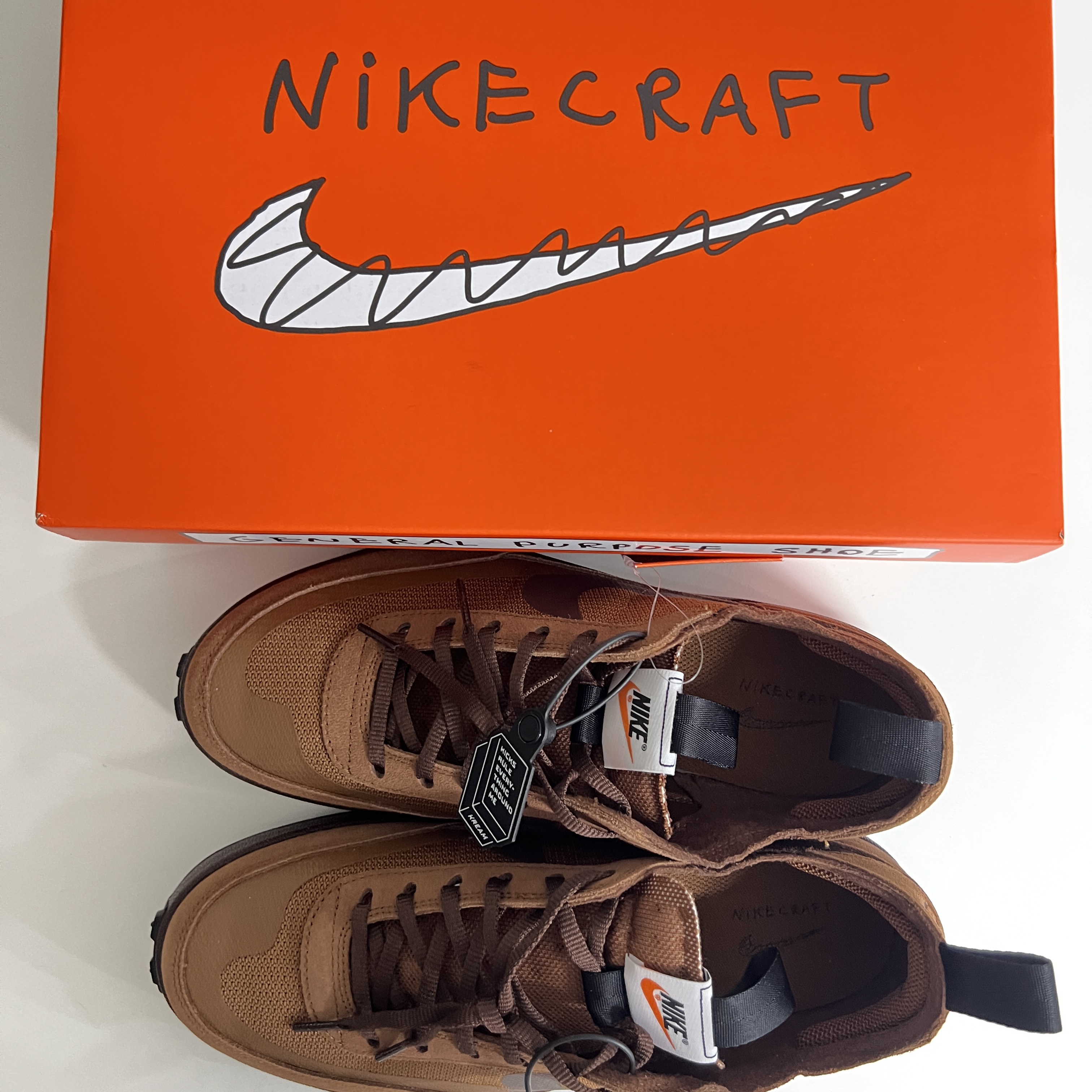 Nike x Tom Sachs General Purpose Shoe Brown 착용 스타일 - 2