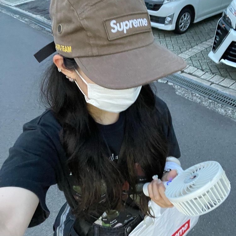 Supreme Military Camp Cap Brown - 22SS 착용 스타일
