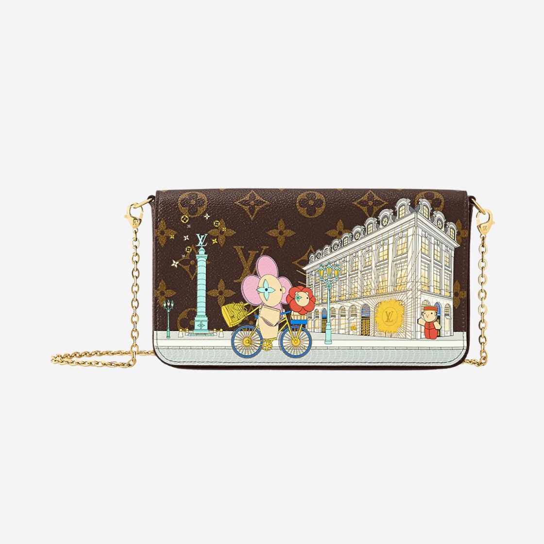 Louis Vuitton Felicie Pochette Monogram Pink 상세 이미지 1