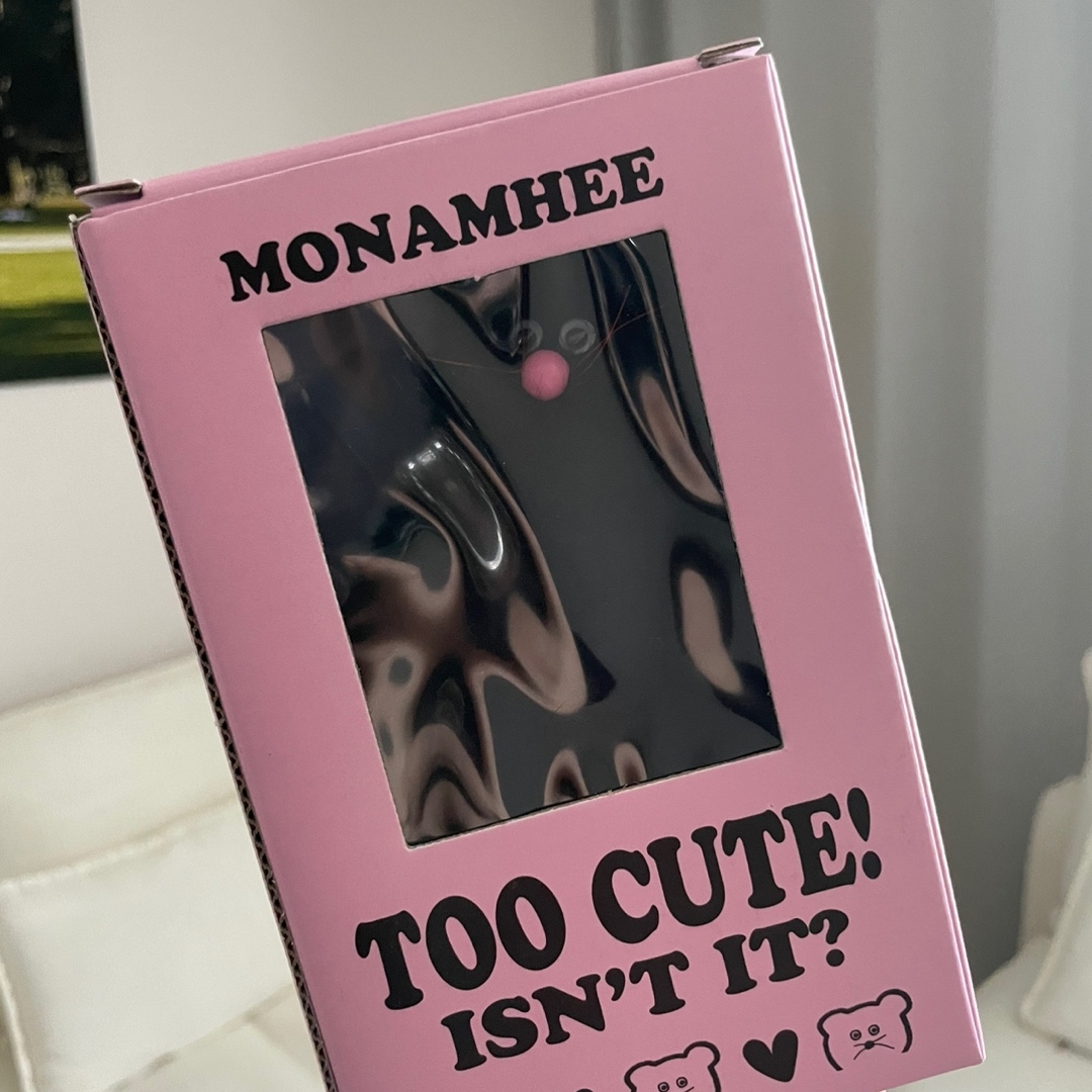 Monamhee Beulpingi Keyring with White Pants Black 착용 스타일 - 2