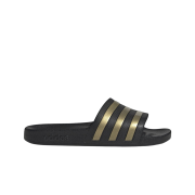 Adidas Adilette Aqua Slide Black Gold Metallic