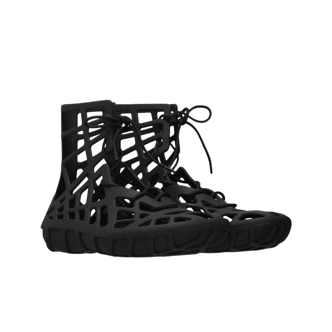 보테가 베네타 아틀라스 레이스업 샌들 블랙(Bottega Veneta Atlas Lace-Up Sandal Black) - 2