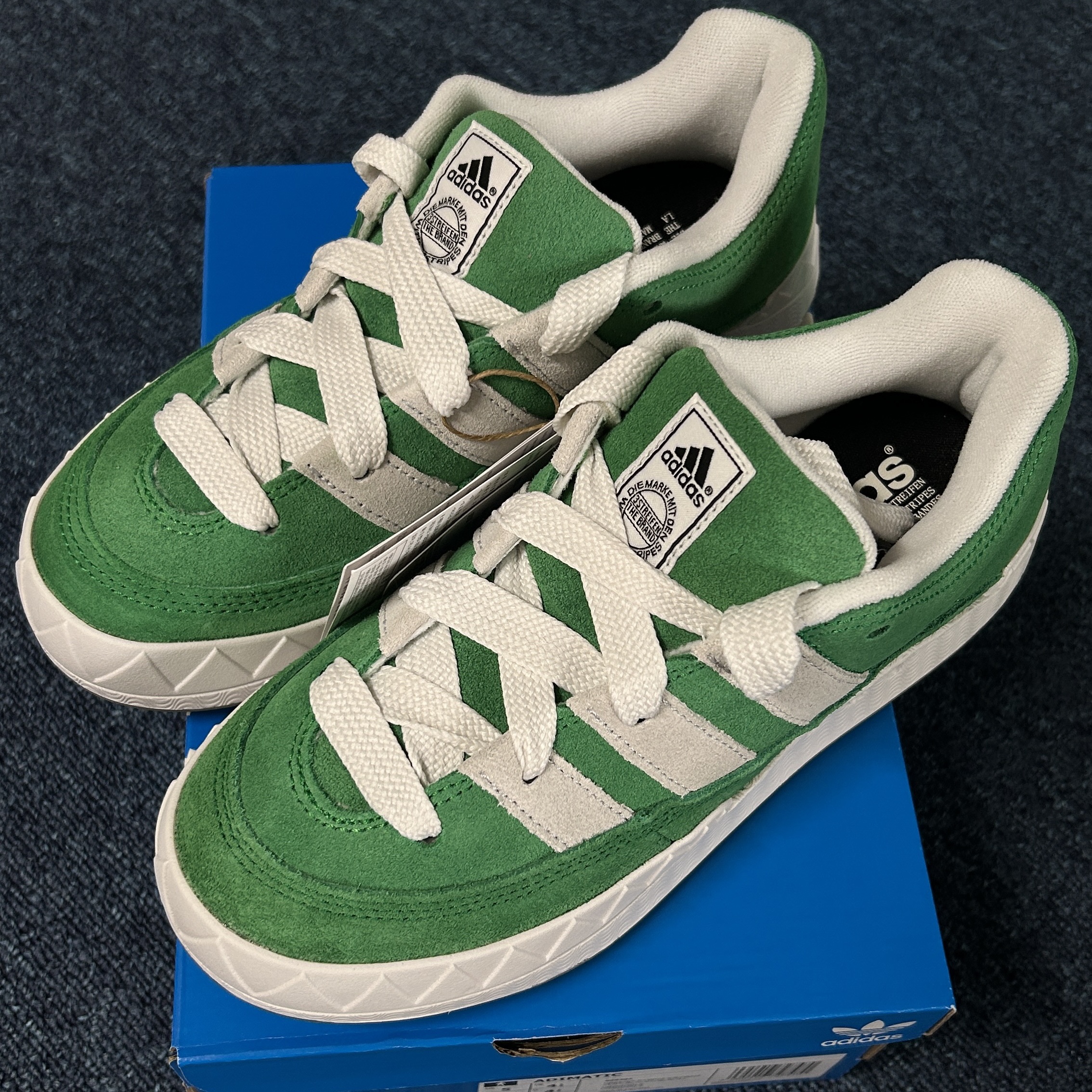 Adidas Adimatic Green 착용 스타일 - 1