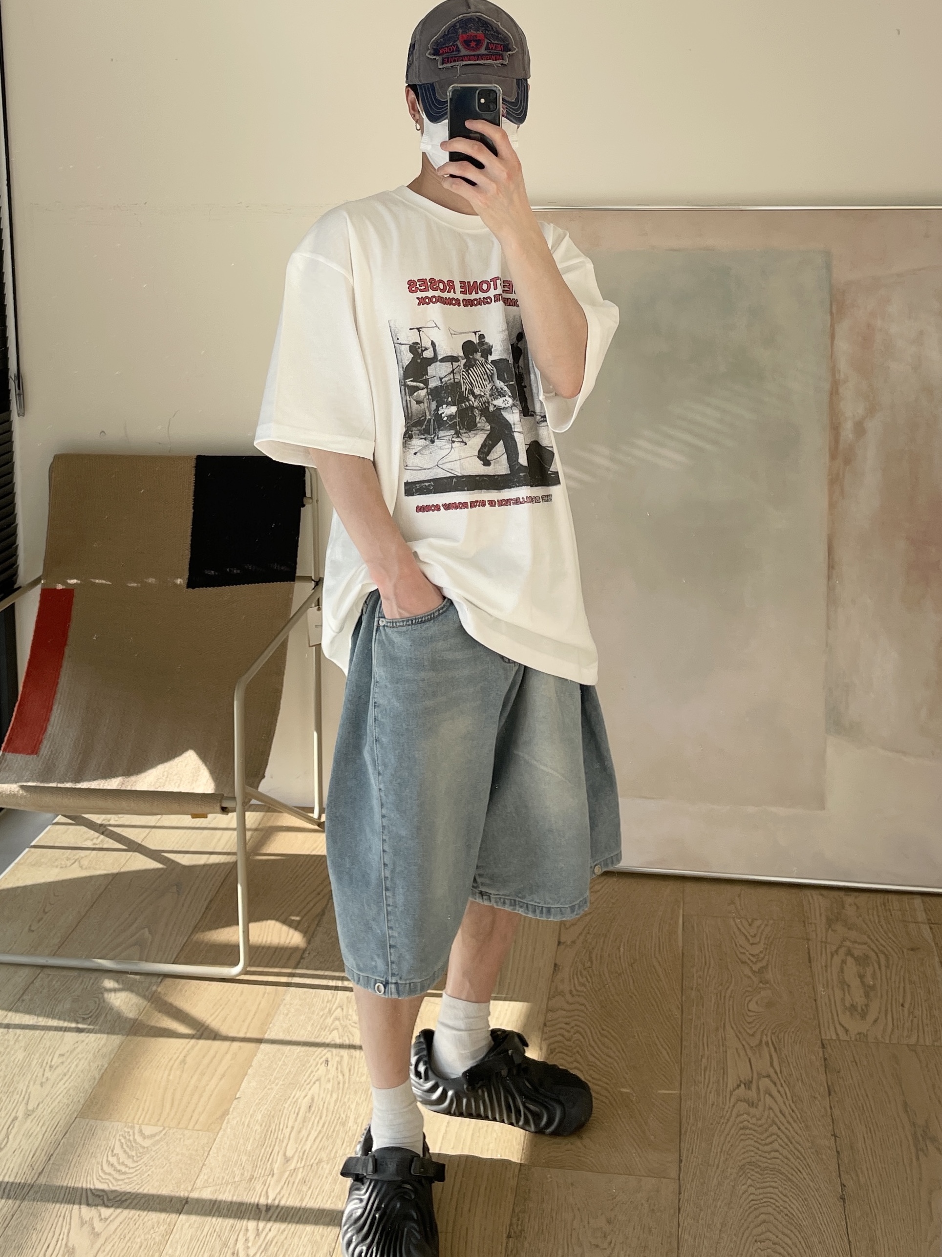 Crocs x Salehe Bembury Pollex Clog Sasquatch 착용 스타일